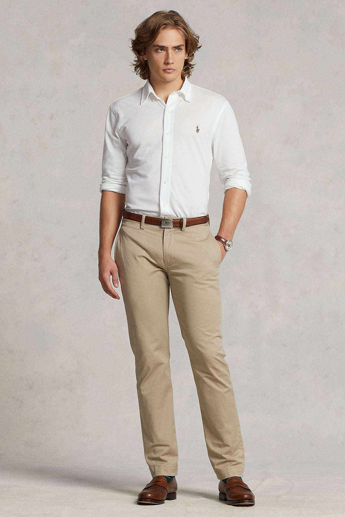 Polo Ralph Lauren Custom Fit Knit Oxford Gömlek-Libas Trendy Fashion Store