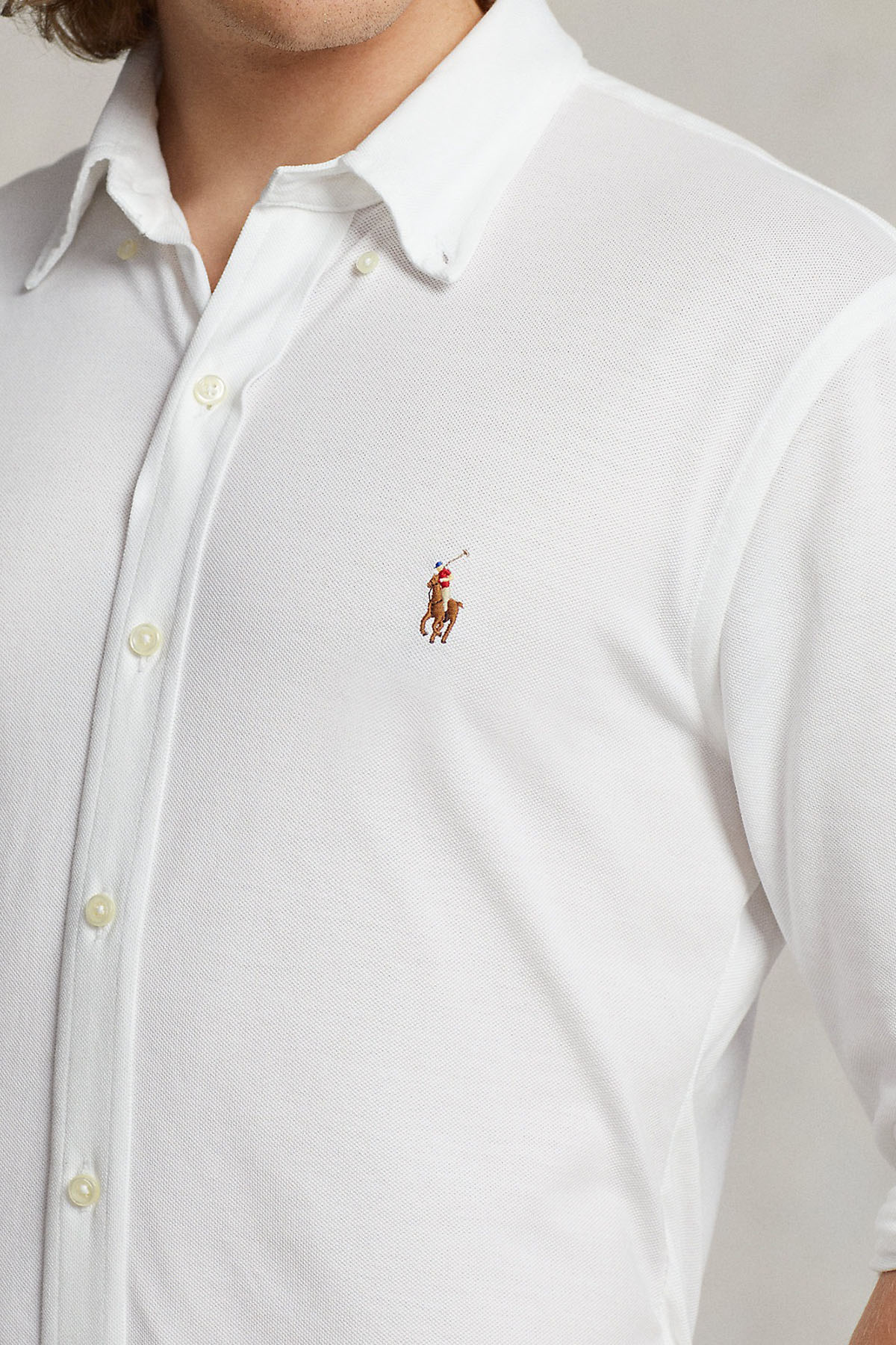 Polo Ralph Lauren Custom Fit Knit Oxford Gömlek-Libas Trendy Fashion Store