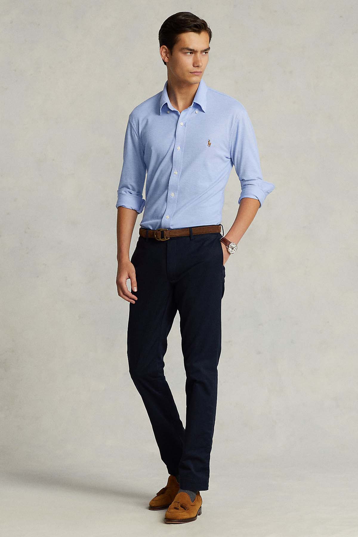 Polo Ralph Lauren Custom Fit Knit Oxford Gömlek-Libas Trendy Fashion Store