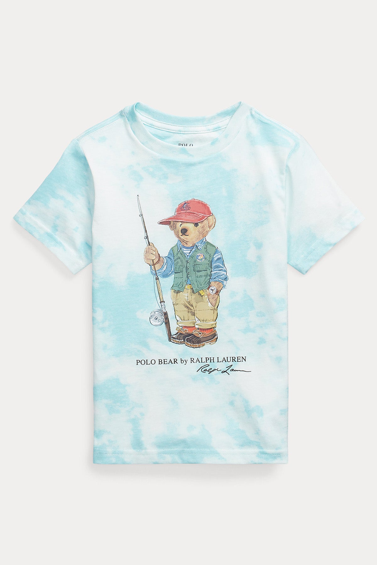 Polo Ralph Lauren Kids 5-7 Yaş Erkek Çocuk Polo Bear Batik T-shirt-Libas Trendy Fashion Store