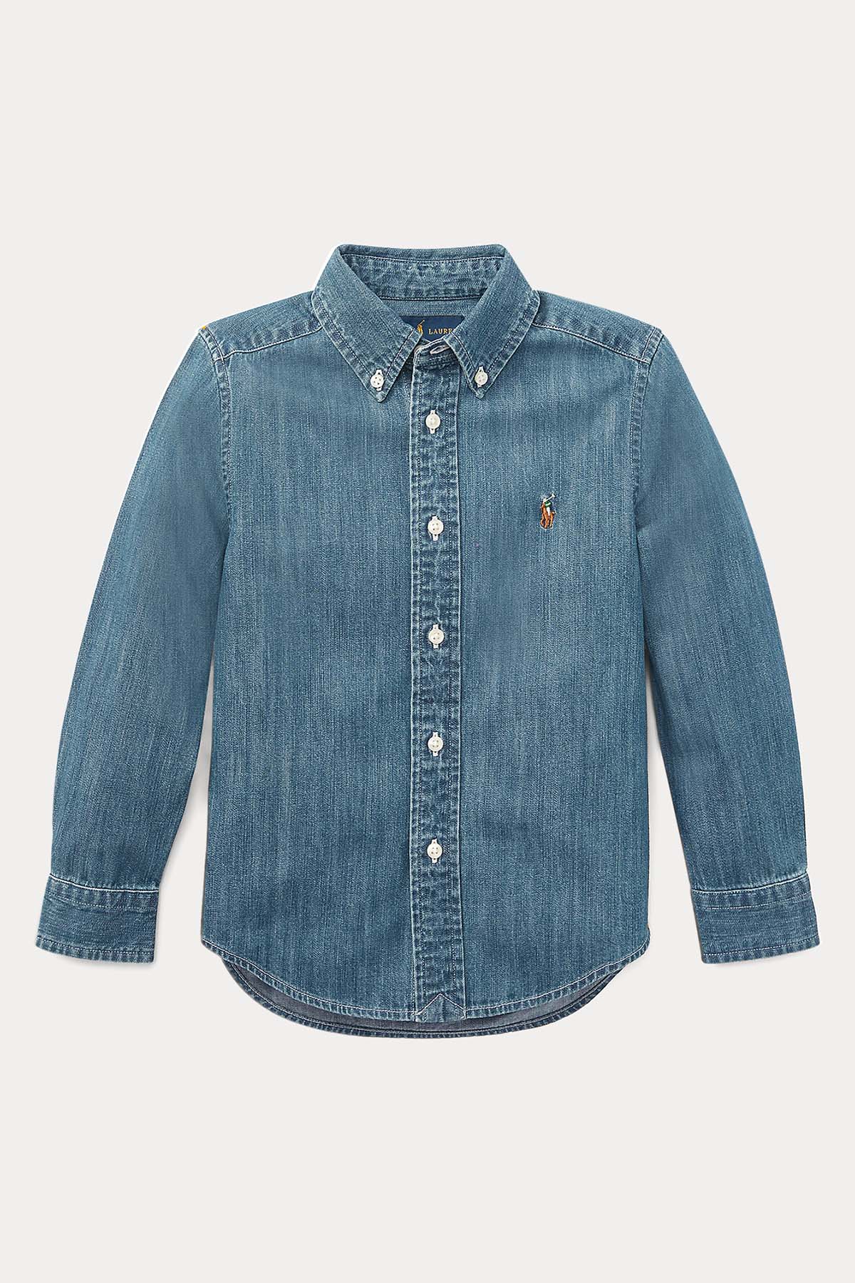 Polo Ralph Lauren Kids 5-7 Yaş Erkek Çocuk Denim Gömlek-Libas Trendy Fashion Store