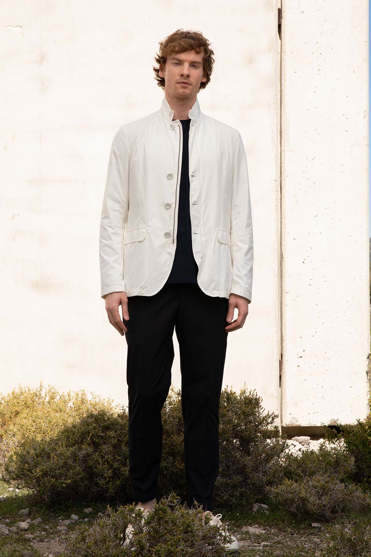 Pantaloni Torino The Rebel Streç Gofre Kumaş Duble Paça Pantolon-Libas Trendy Fashion Store