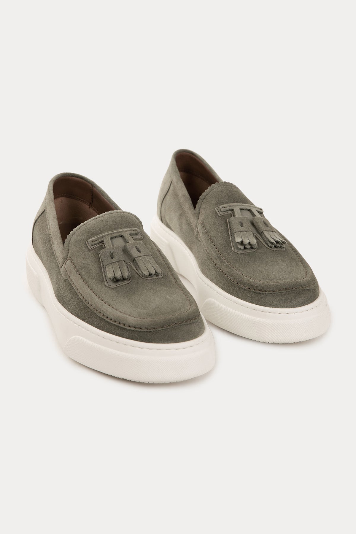 Fratelli Rossetti Püsküllü Süet Loafer Ayakkabı-Libas Trendy Fashion Store