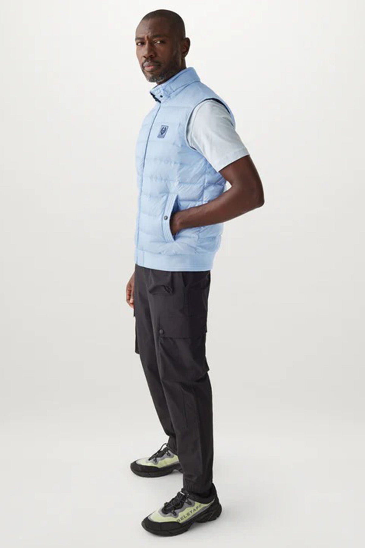 Belstaff Circuit Dik Yaka Puffer Yelek-Libas Trendy Fashion Store