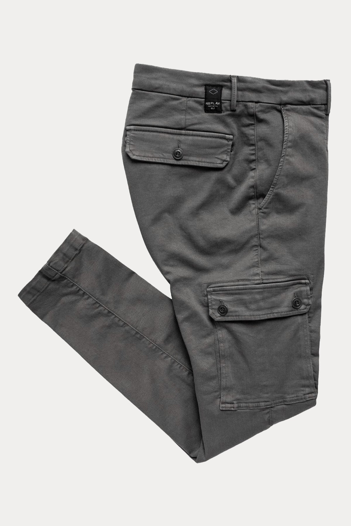 Replay Jaan Hyperflex X-Lite Slim Fit Kargo Pantolon-Libas Trendy Fashion Store