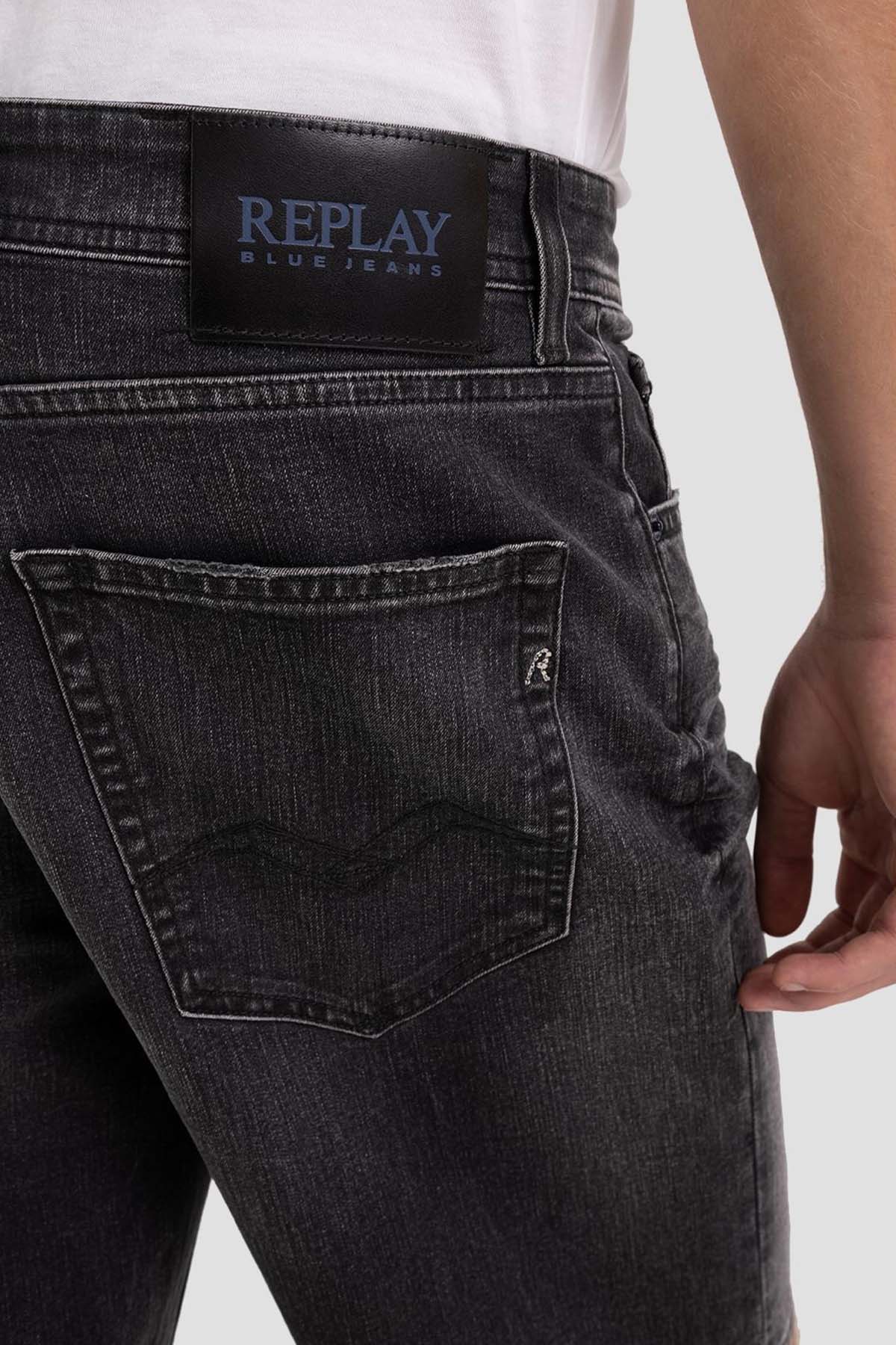 Replay 573 Bio Grover Straight Fit Denim Şort-Libas Trendy Fashion Store