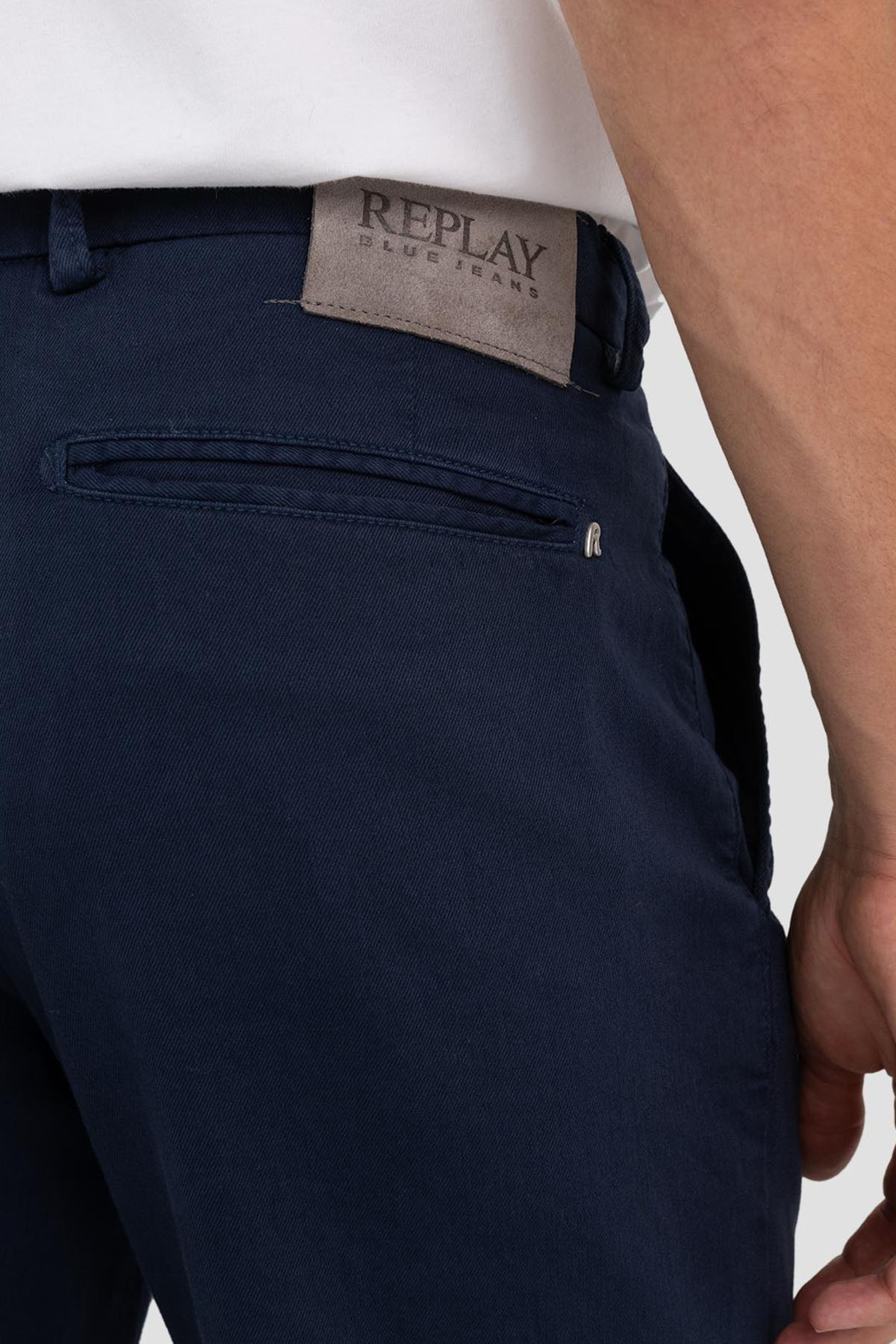 Replay Benni Hyperflex Yandan Cepli Regular Fit Pantolon-Libas Trendy Fashion Store