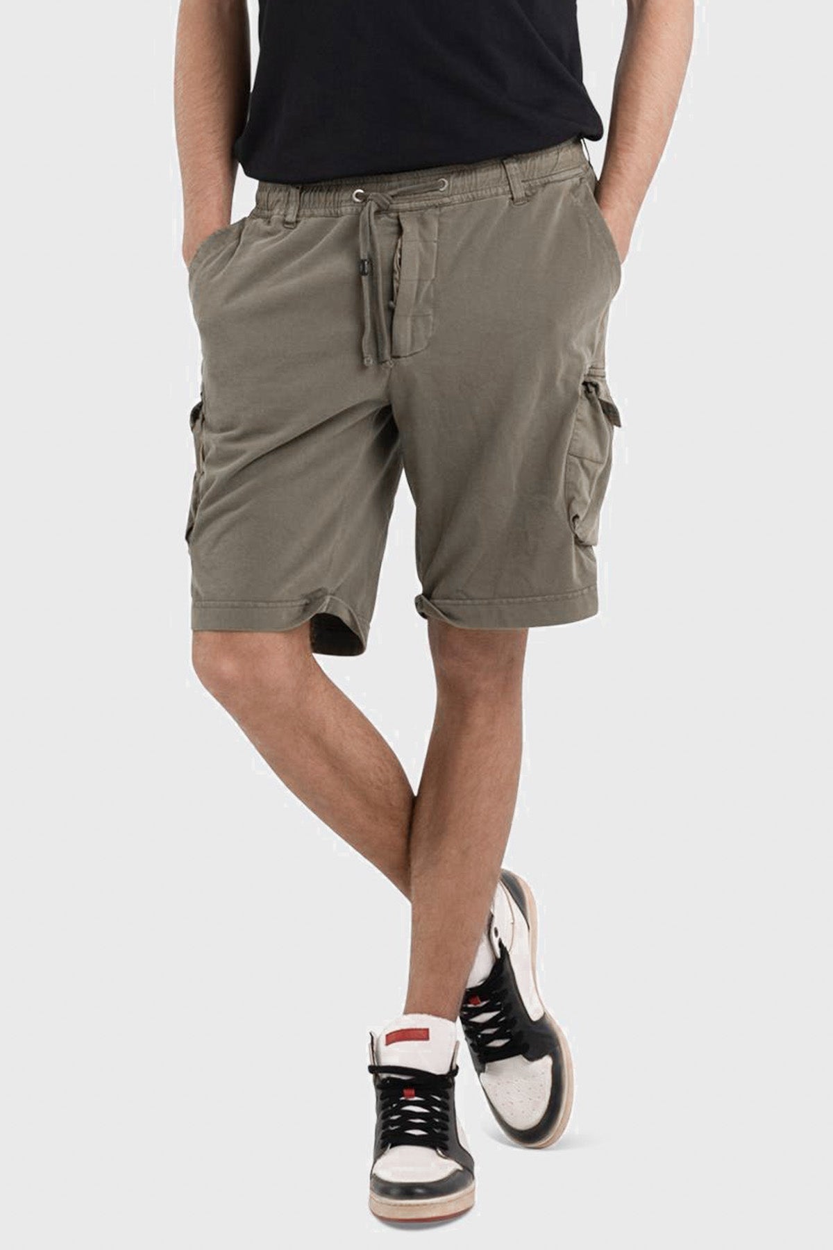 Replay Beli Lastikli Kargo Cepli Şort-Libas Trendy Fashion Store