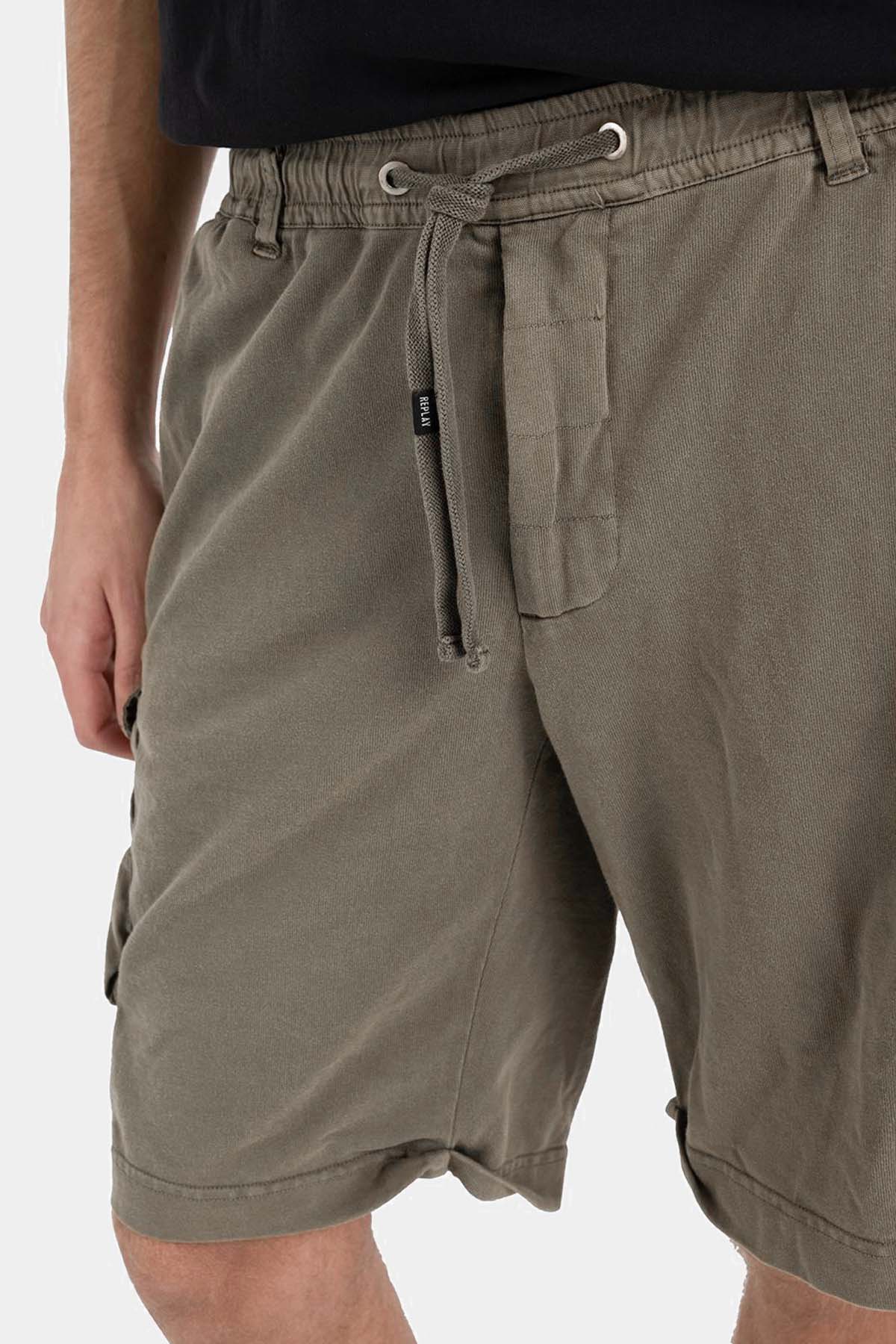 Replay Beli Lastikli Kargo Cepli Şort-Libas Trendy Fashion Store