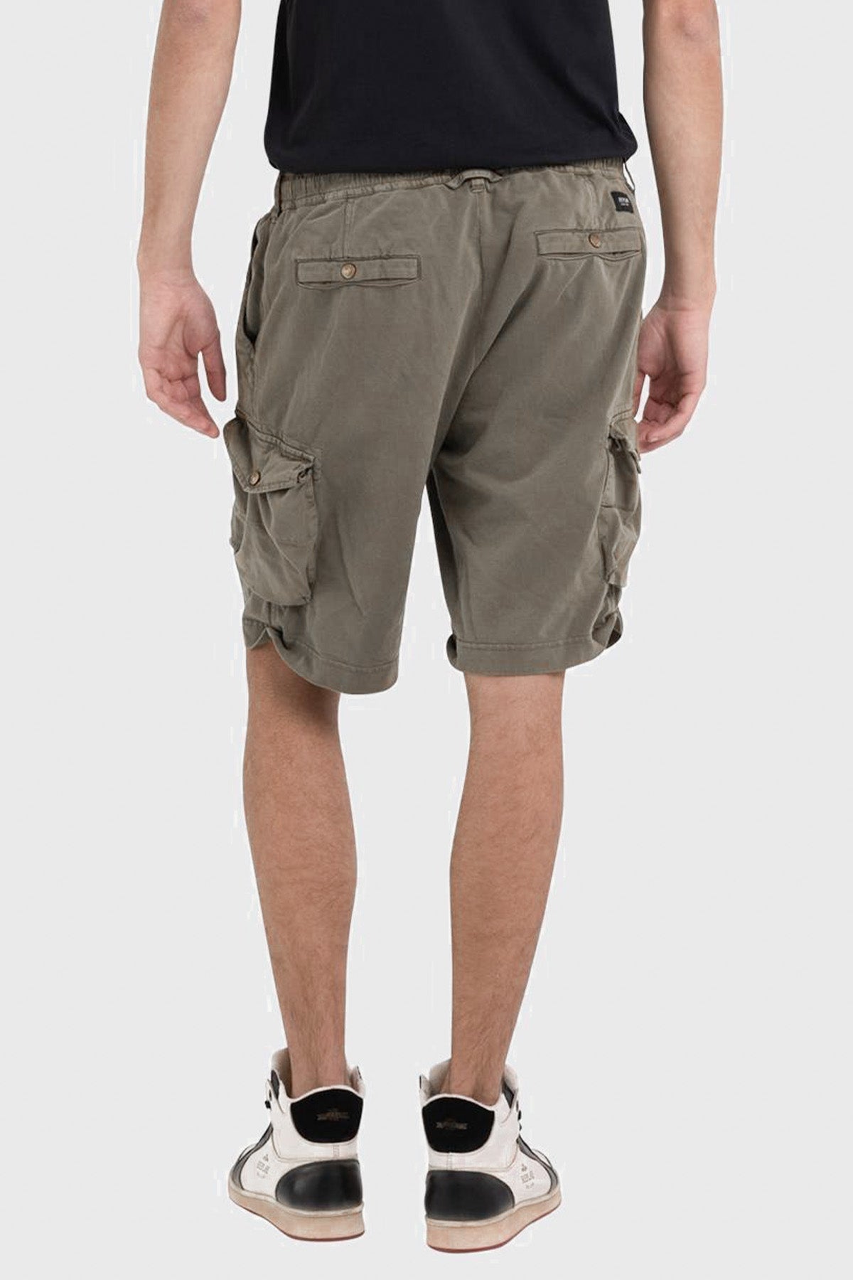 Replay Beli Lastikli Kargo Cepli Şort-Libas Trendy Fashion Store