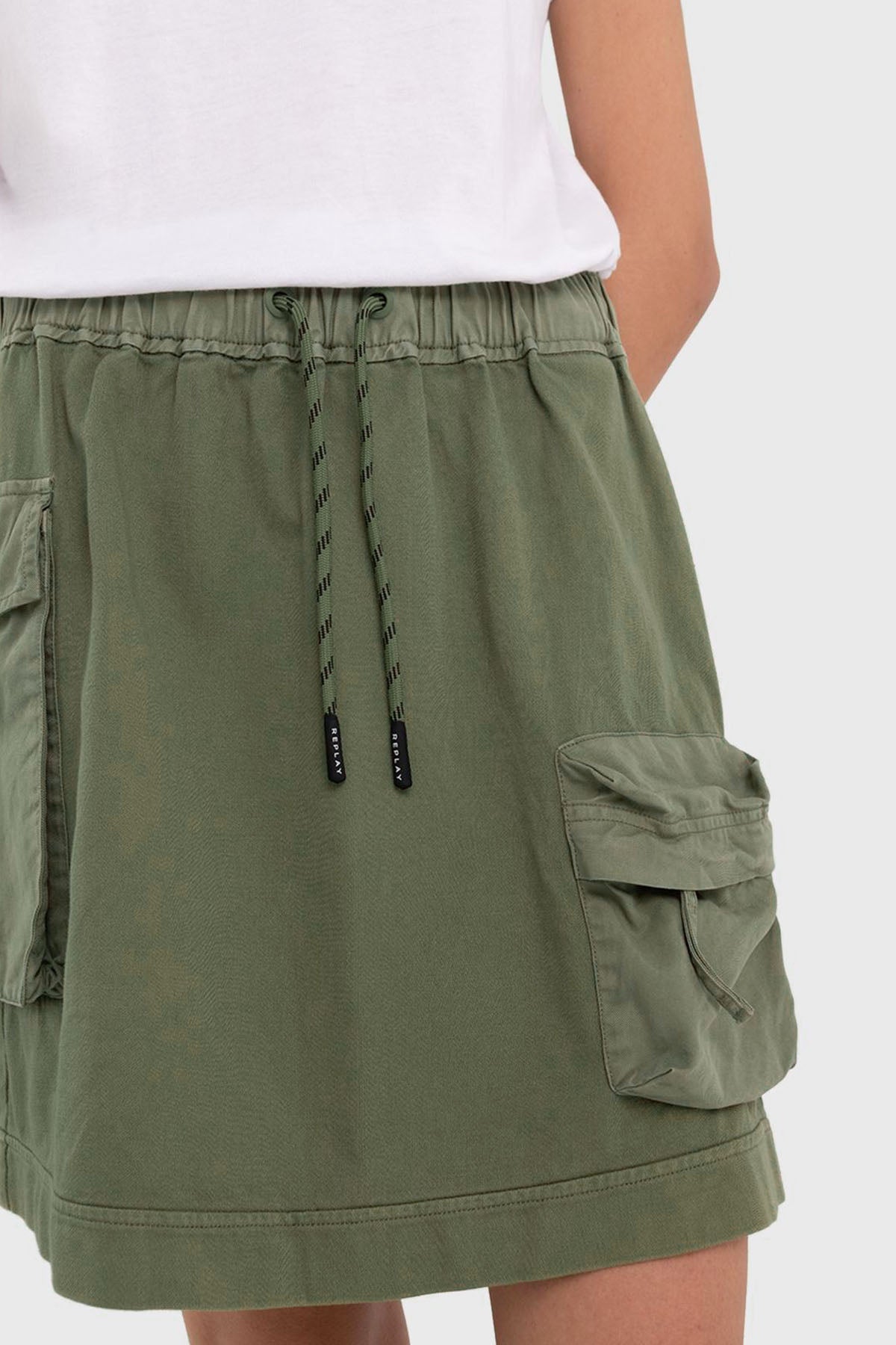 Replay Beli Lastikli Kargo Cepli Etek-Libas Trendy Fashion Store