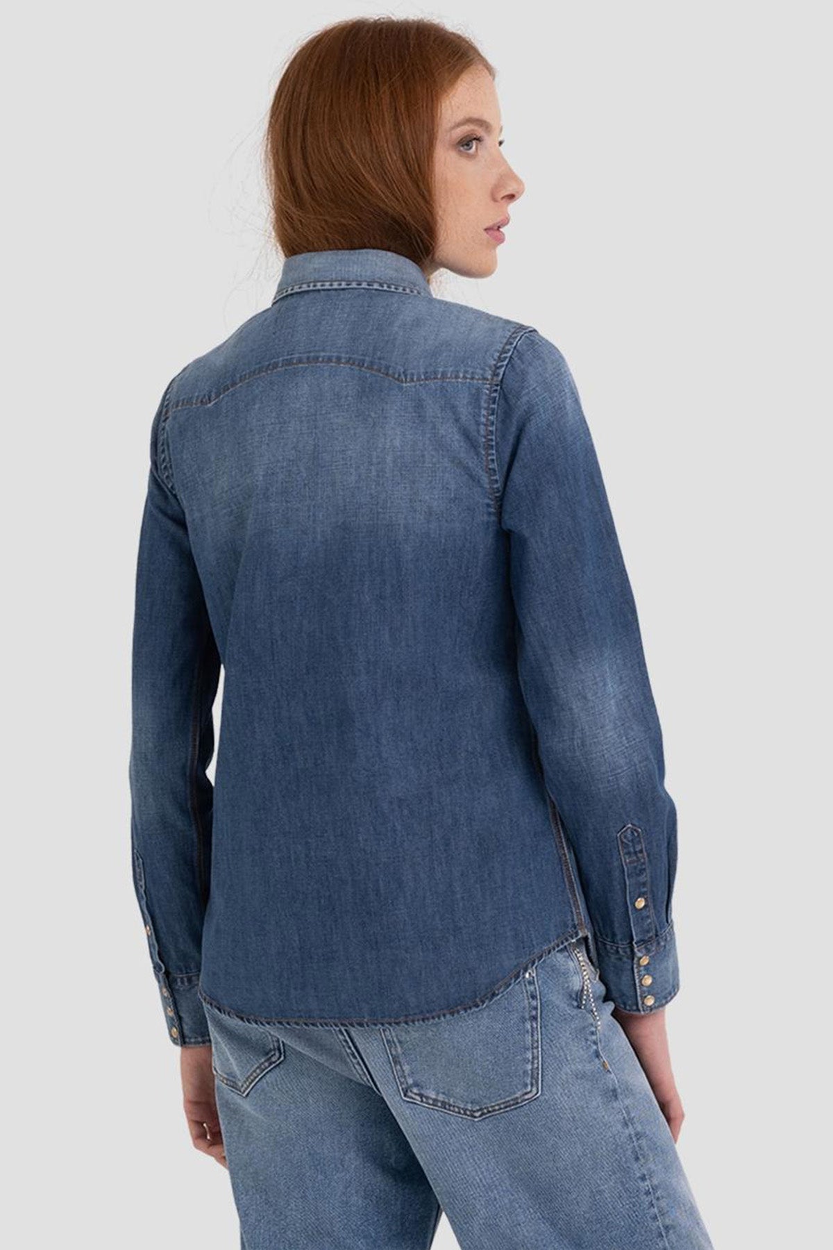 Replay Cep Detaylı Denim Gömlek-Libas Trendy Fashion Store