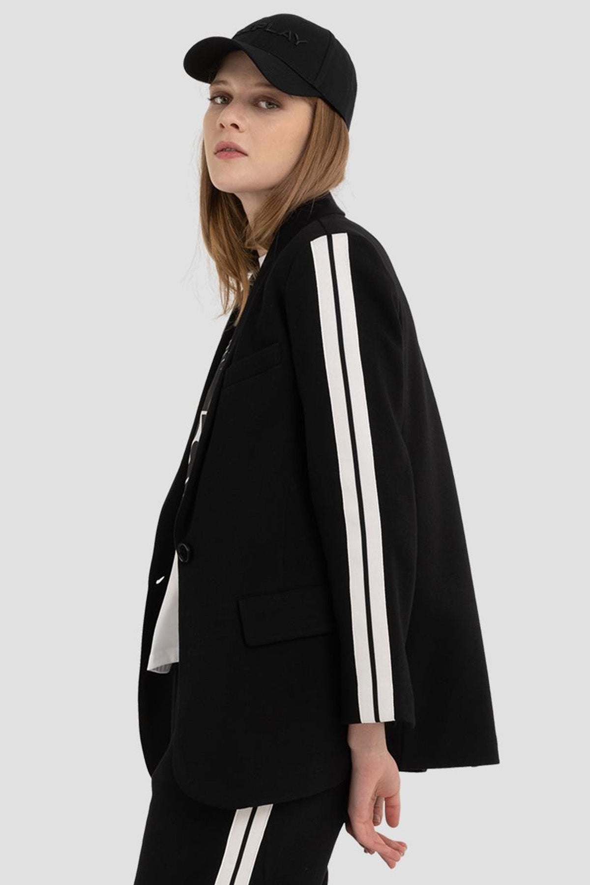 Replay Şerit Detaylı Blazer Ceket-Libas Trendy Fashion Store