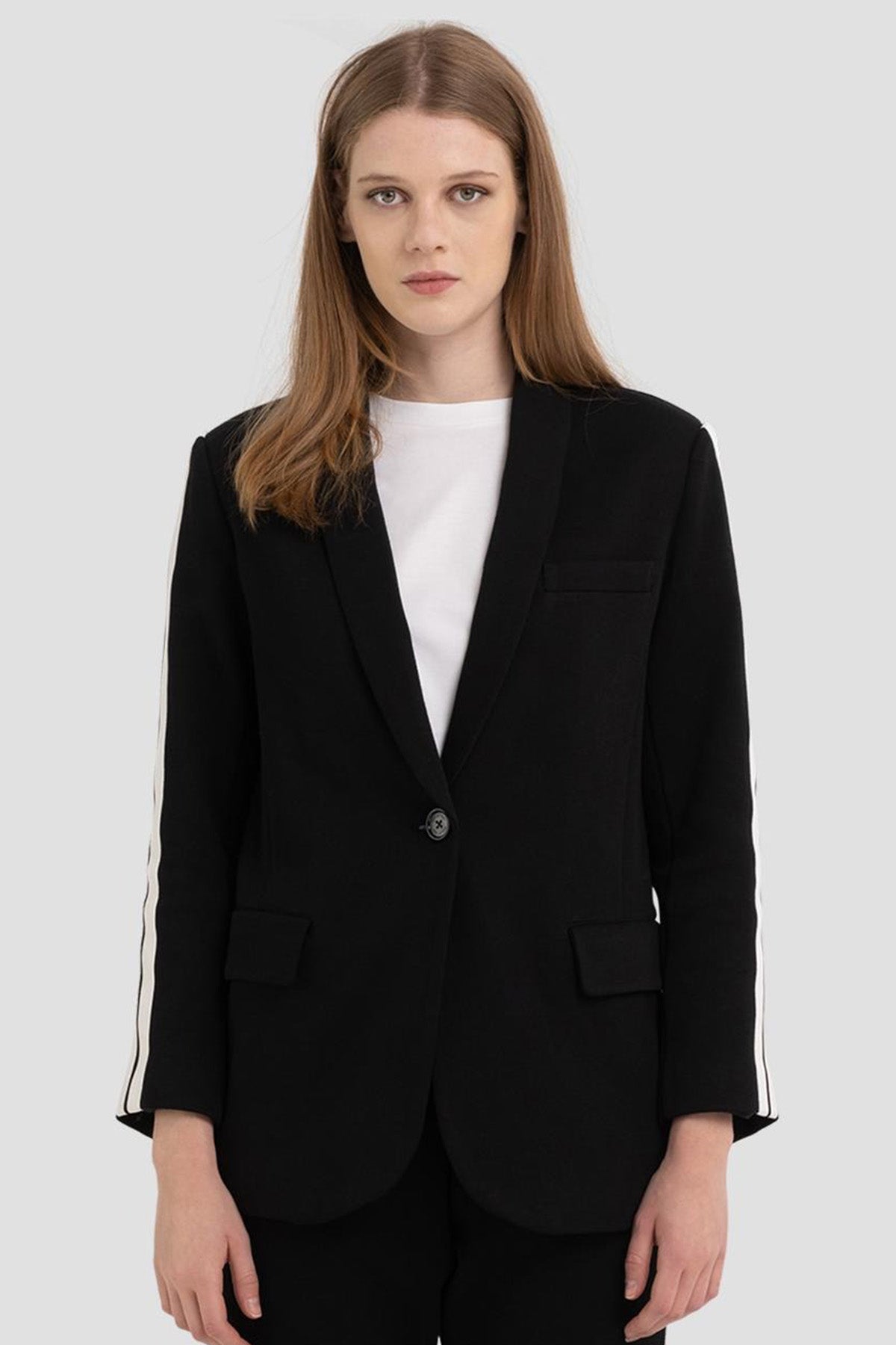 Replay Şerit Detaylı Blazer Ceket-Libas Trendy Fashion Store