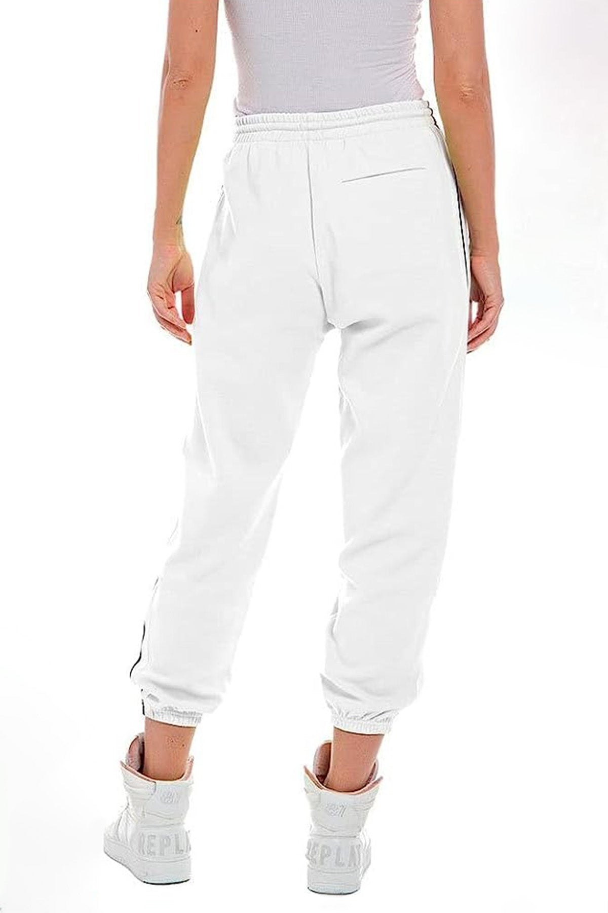 Replay Beli Lastikli Şeritli Pantolon-Libas Trendy Fashion Store