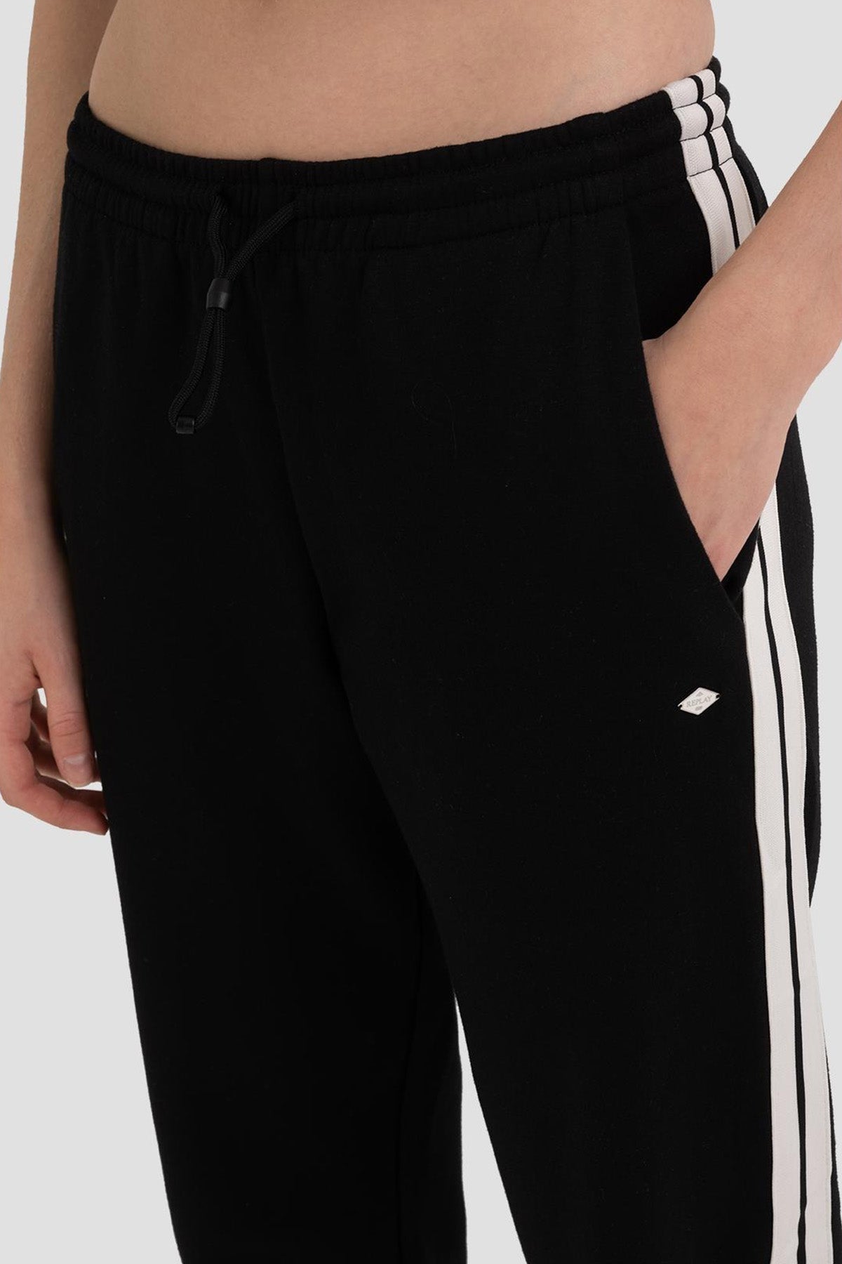 Replay Beli Lastikli Şeritli Pantolon-Libas Trendy Fashion Store