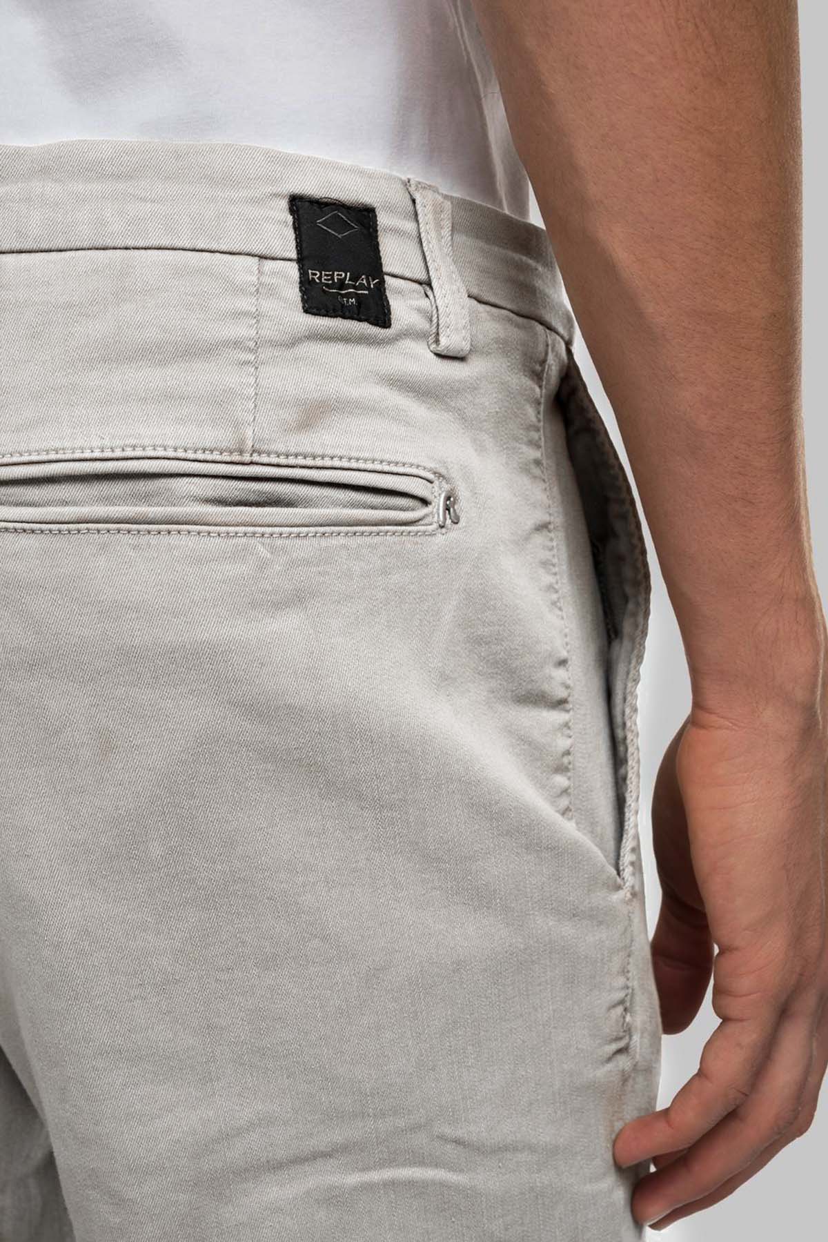 Replay Benni Hyperflex Yandan Cepli Regular Fit Pantolon-Libas Trendy Fashion Store