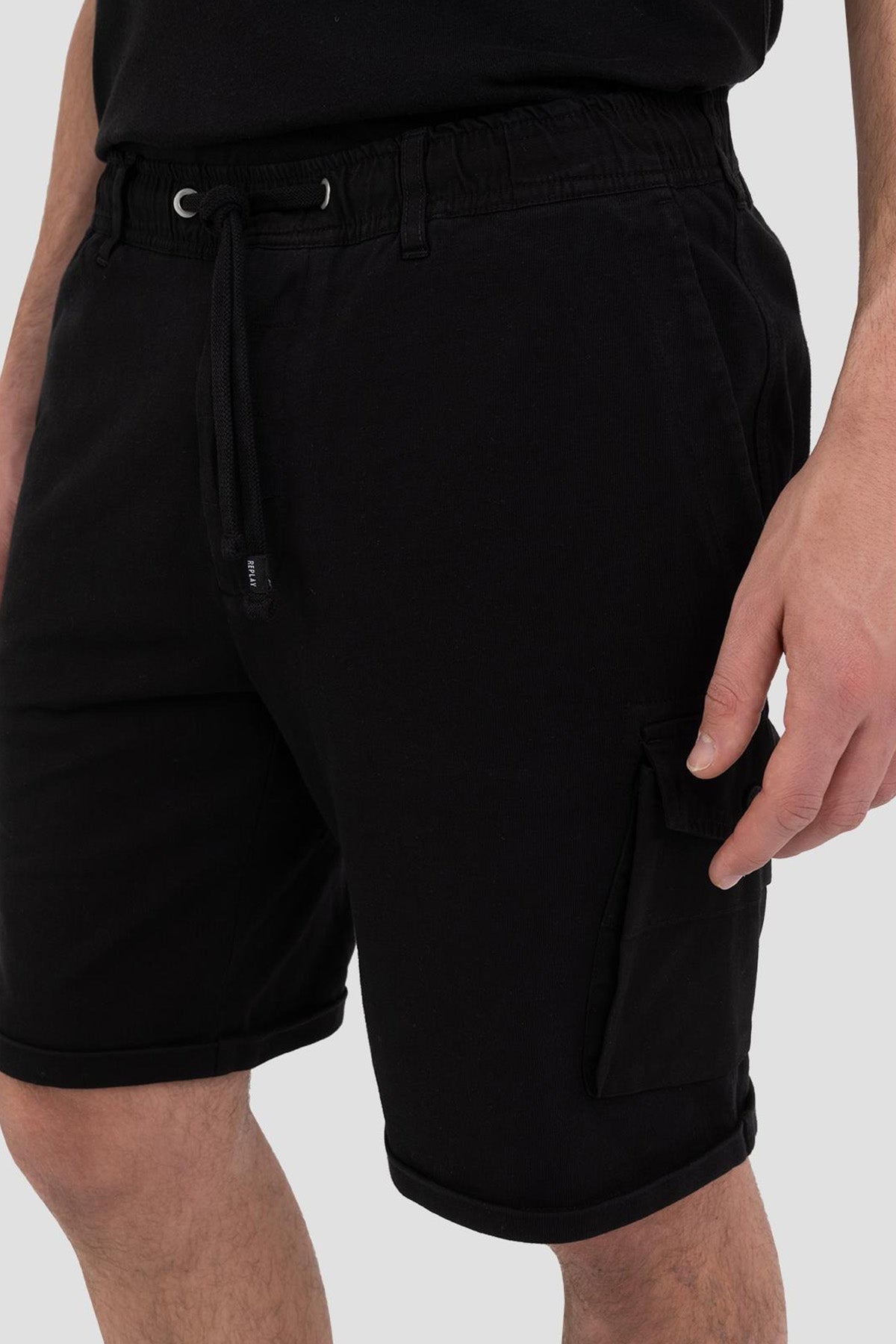 Replay Beli Lastikli Kargo Cepli Şort-Libas Trendy Fashion Store