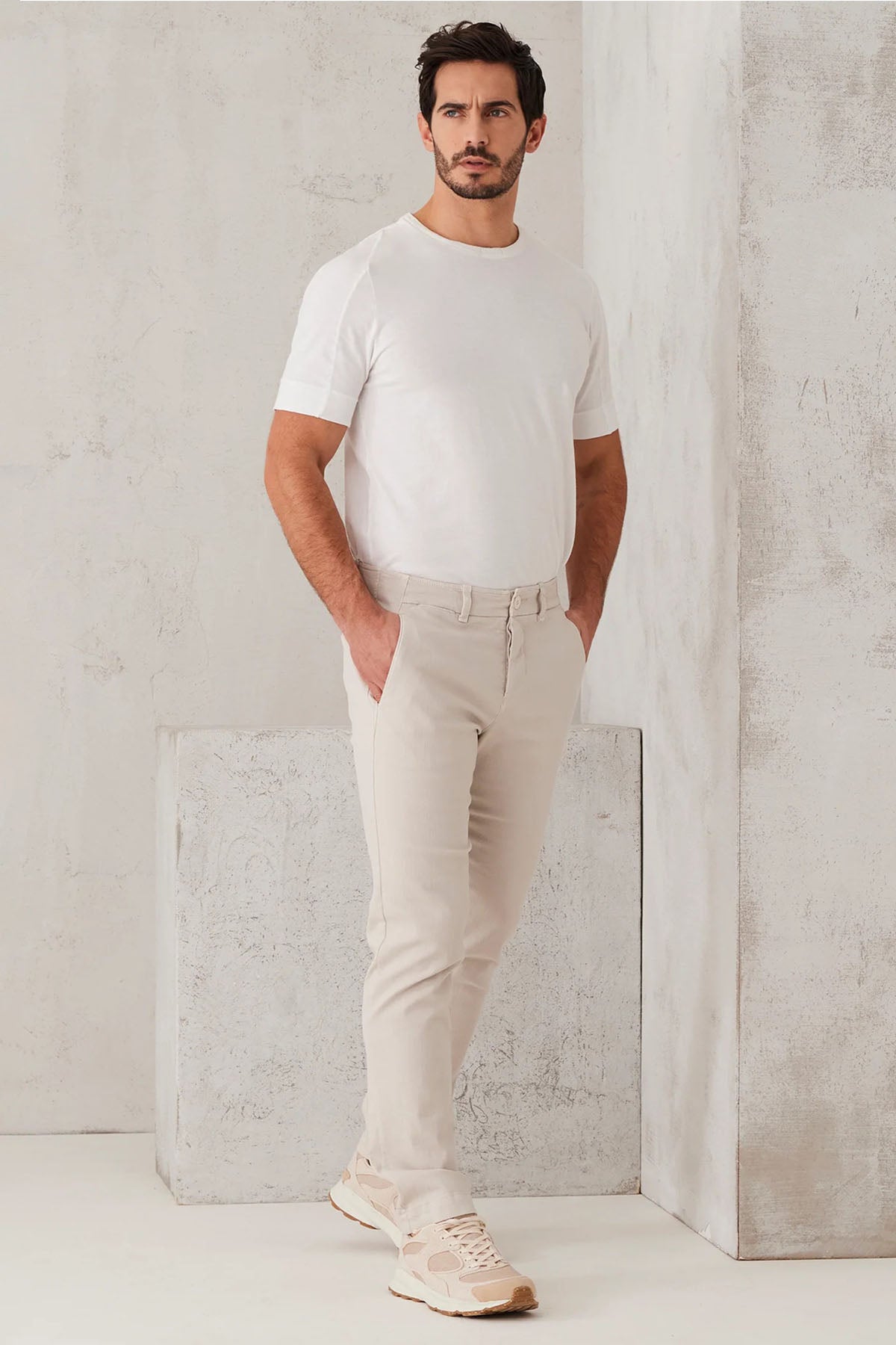 Transit Yandan Cepli Regular Fit Streç Pantolon-Libas Trendy Fashion Store