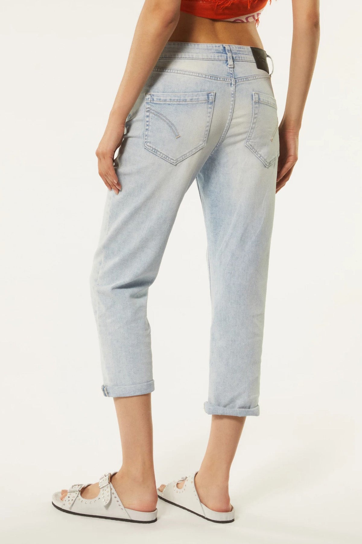 Dondup Koons Loose Fit Crop Jeans-Libas Trendy Fashion Store