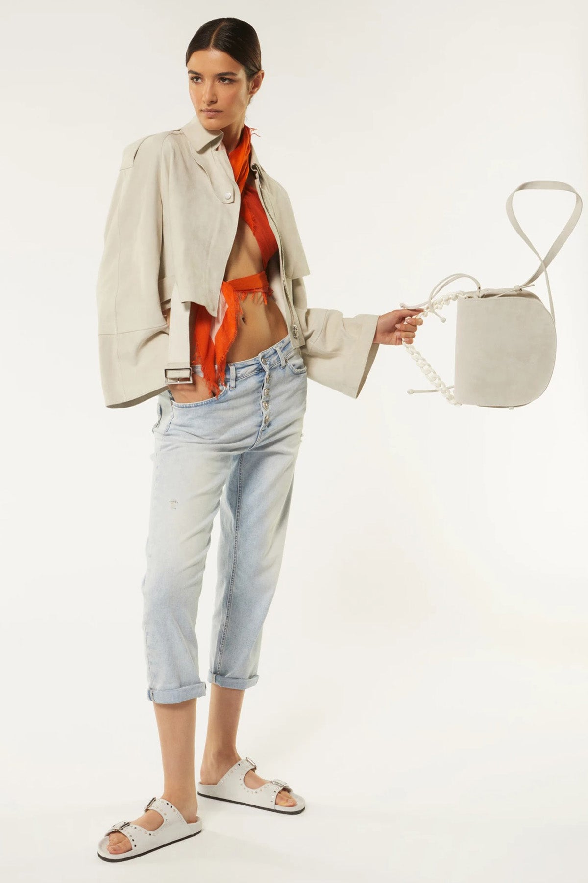 Dondup Koons Loose Fit Crop Jeans-Libas Trendy Fashion Store