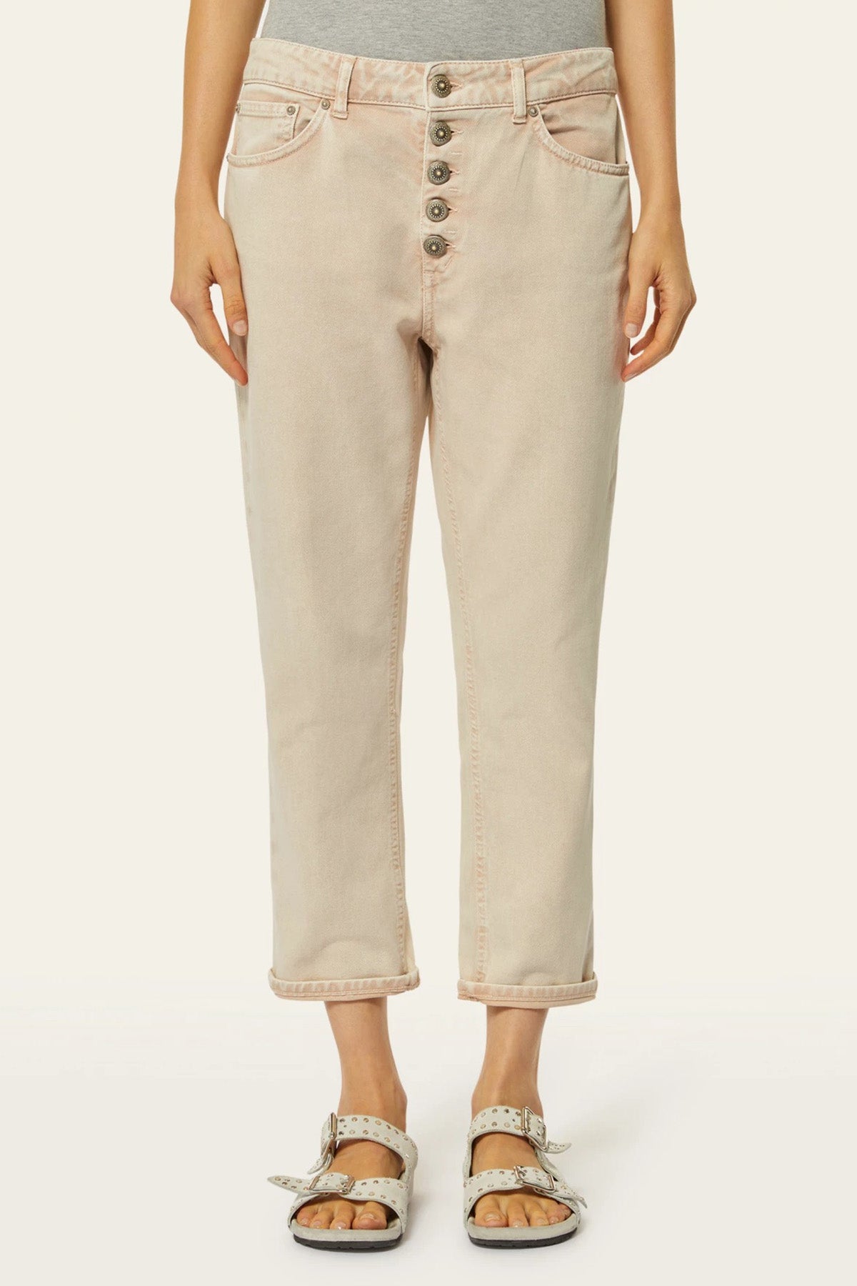 Dondup Koons Loose Fit Crop Jeans-Libas Trendy Fashion Store