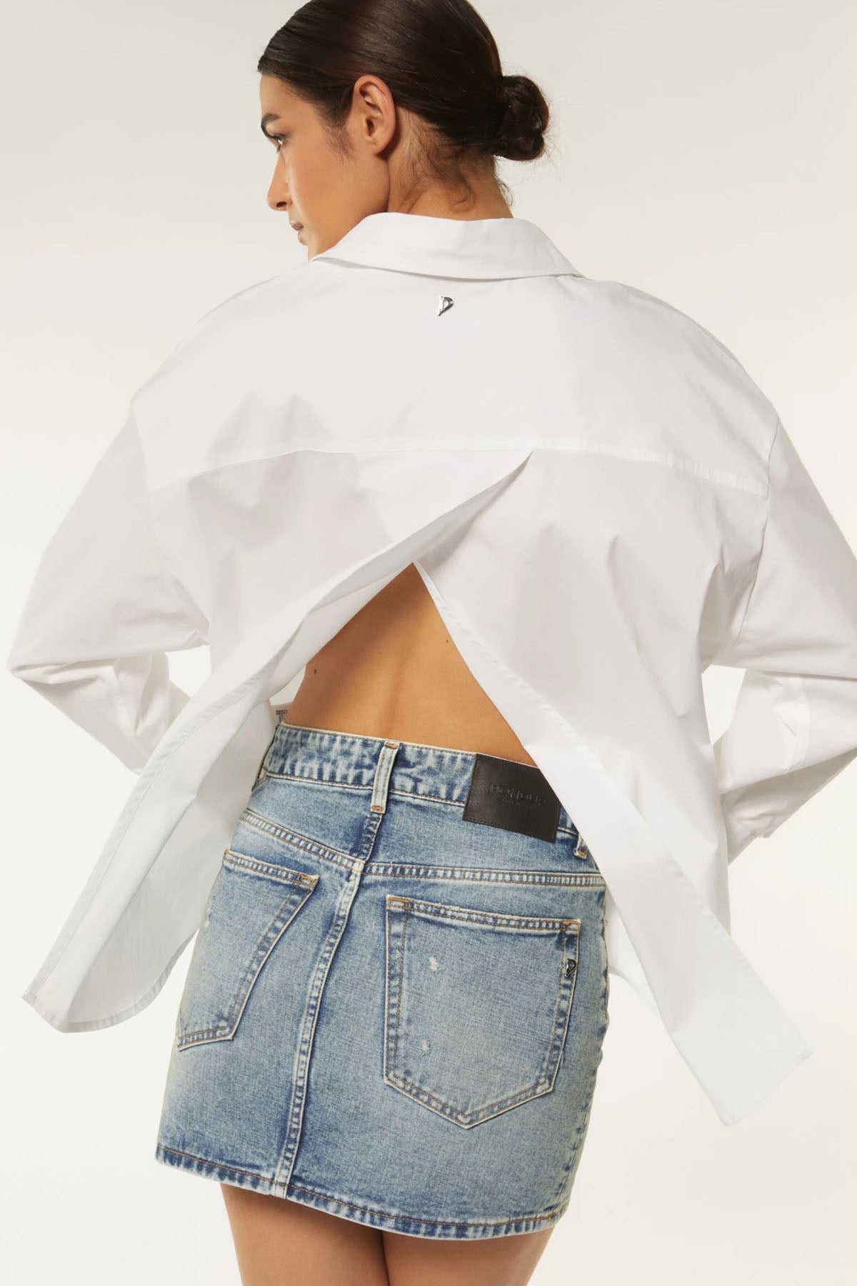 Dondup Ayrık Manşet Detaylı Geniş Kesim Gömlek-Libas Trendy Fashion Store
