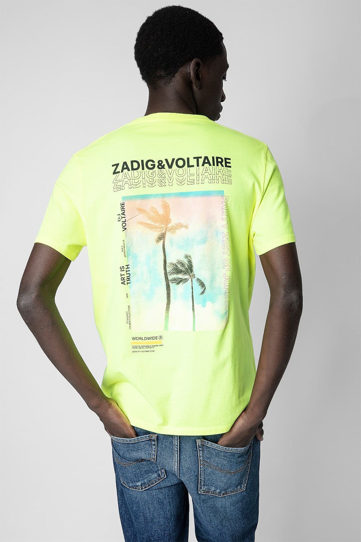 Zadig & Voltaire Yuvarlak Yaka Logolu T-shirt