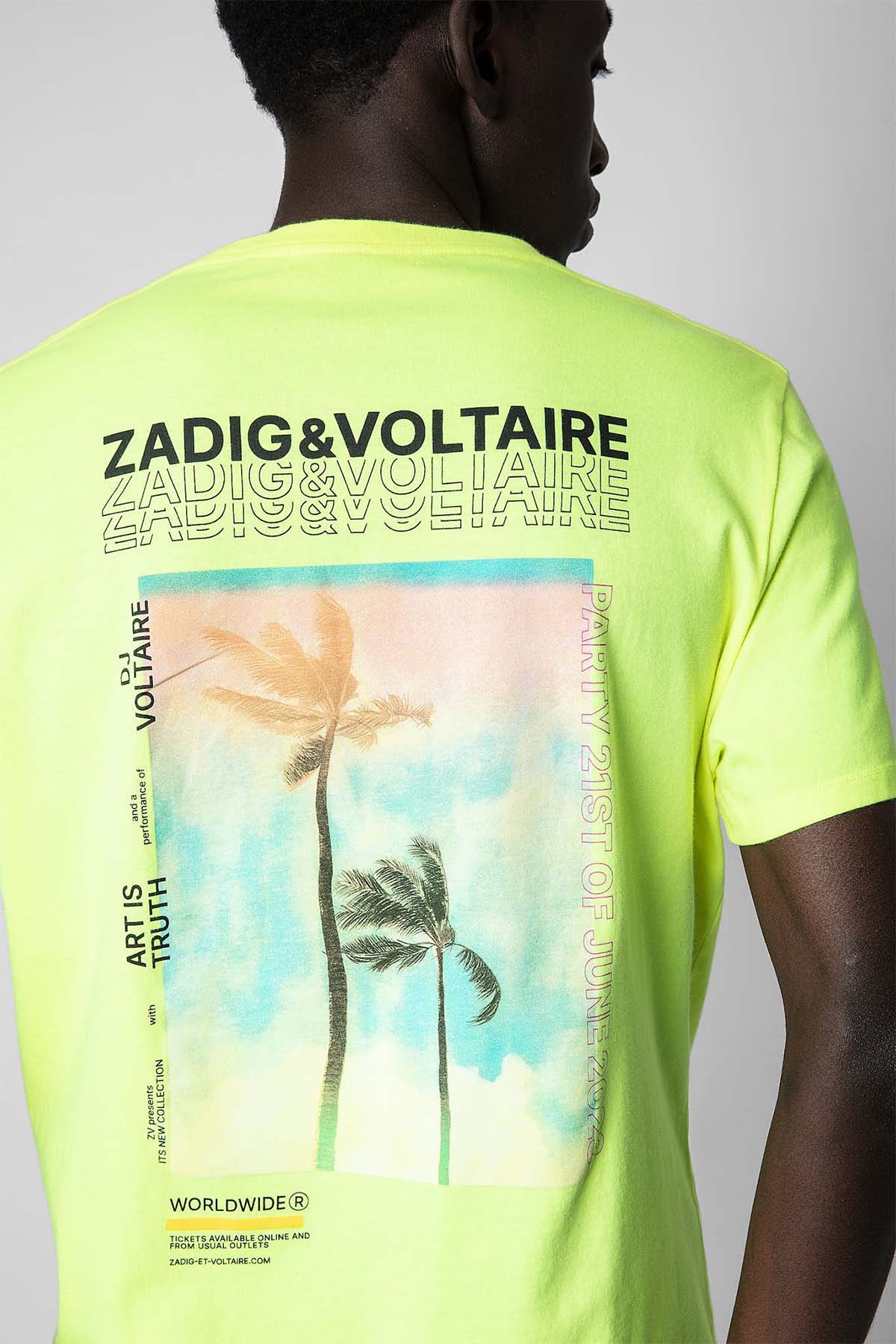 Zadig & Voltaire Yuvarlak Yaka Logolu T-shirt