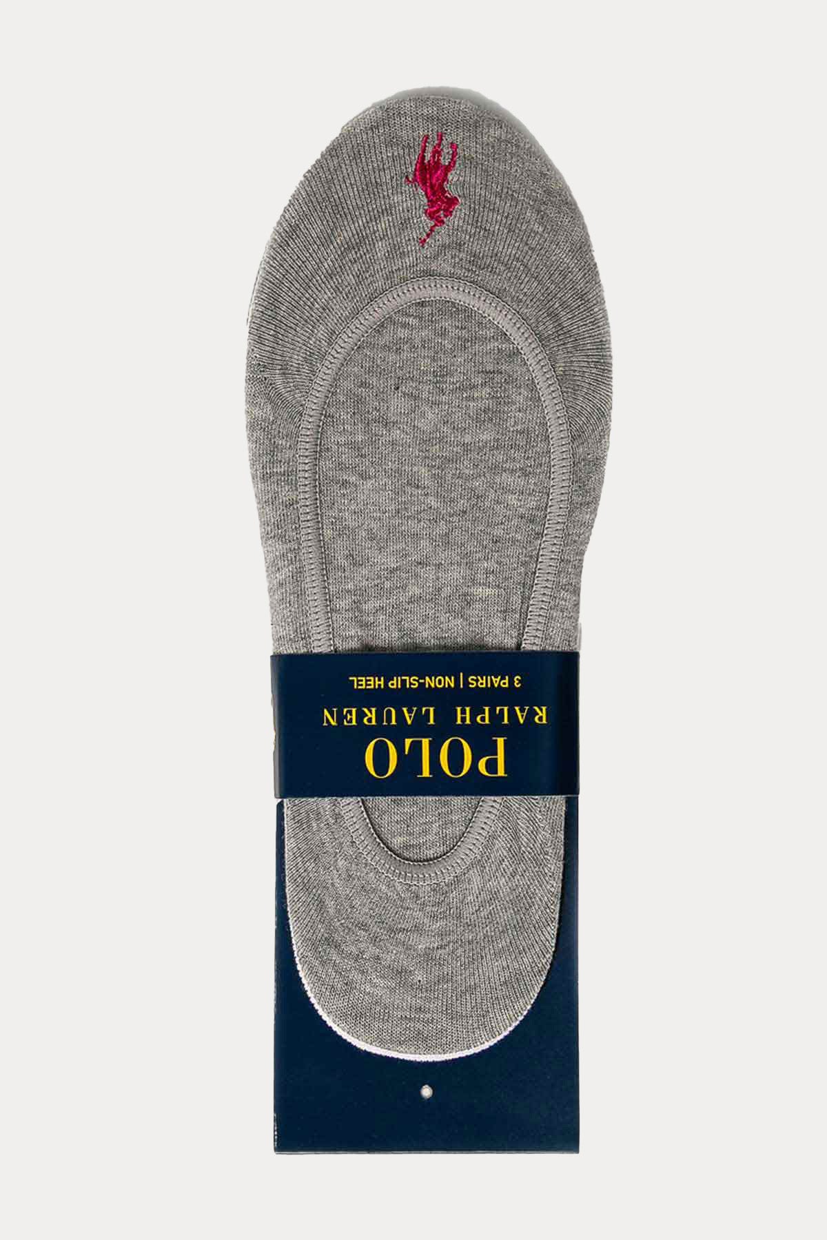 Polo Ralph Lauren Kadın 3'lü Paket Babet Çorap