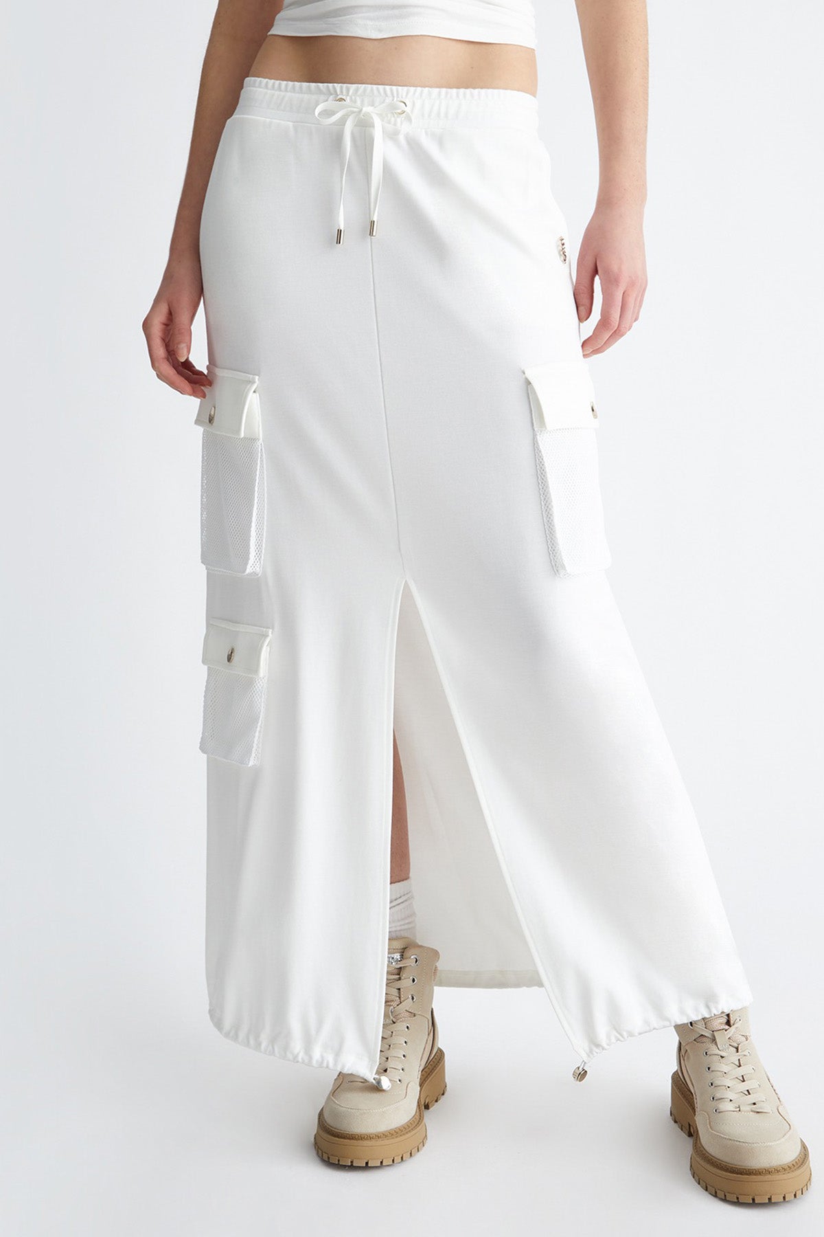 Liu Jo Kargo Cepli Beli Lastikli Maxi Etek