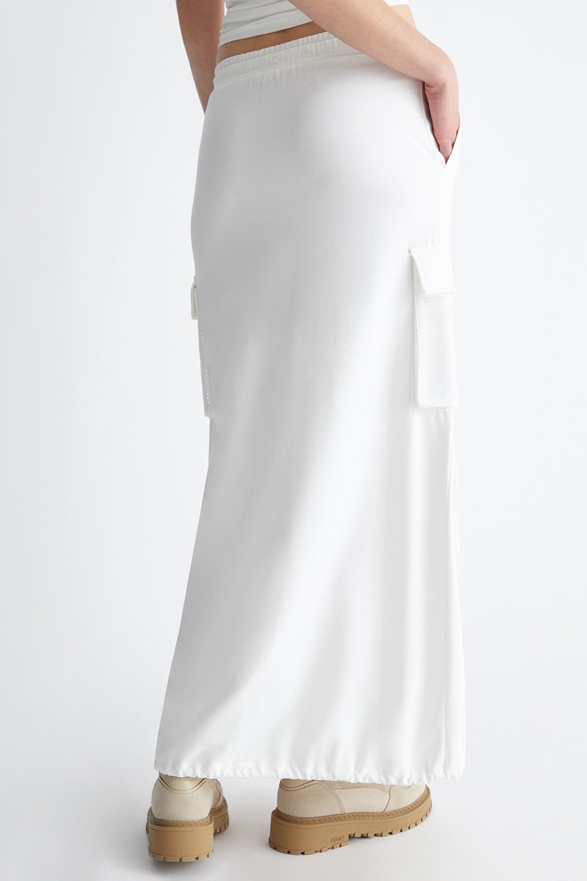 Liu Jo Kargo Cepli Beli Lastikli Maxi Etek