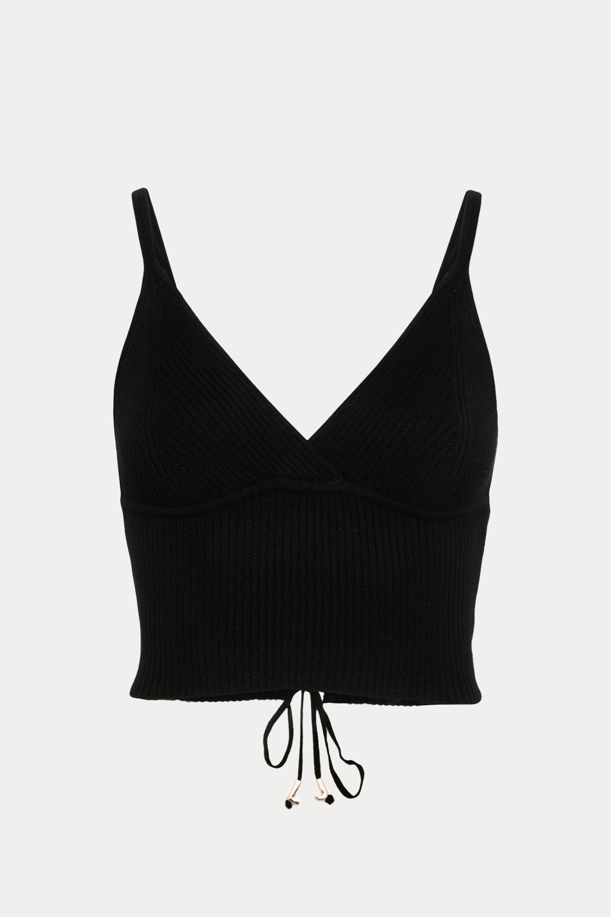 Liu Jo V Yaka Sırttan Bağlamalı Crop Bluz-Bluz-Libas
