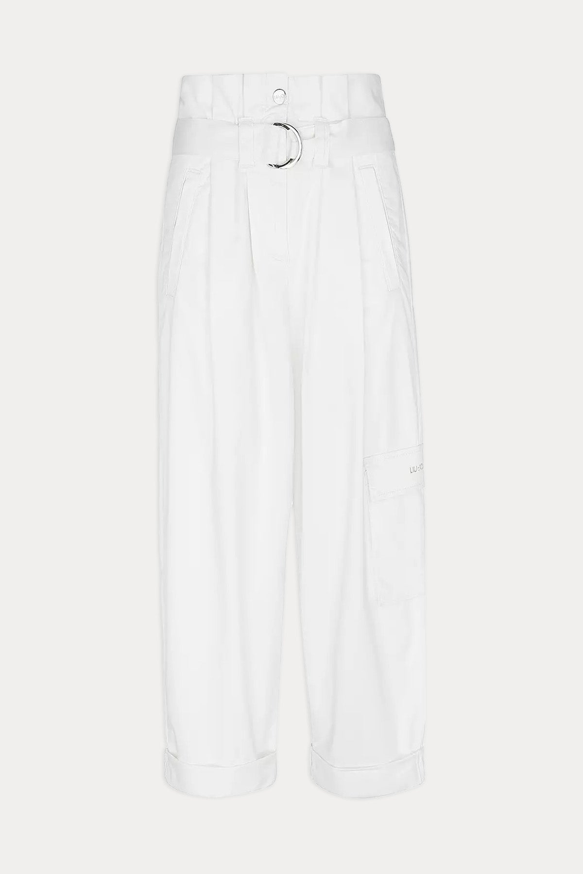 Liu Jo Pileli Kemerli Kargo Pantolon