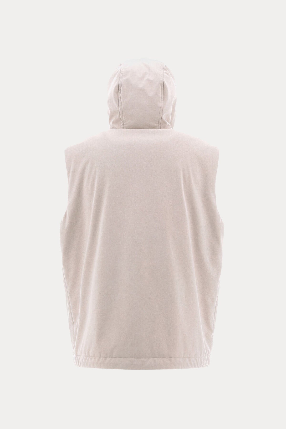 Herno Etek Ucu Büzgülü Kapüşonlu Yelek