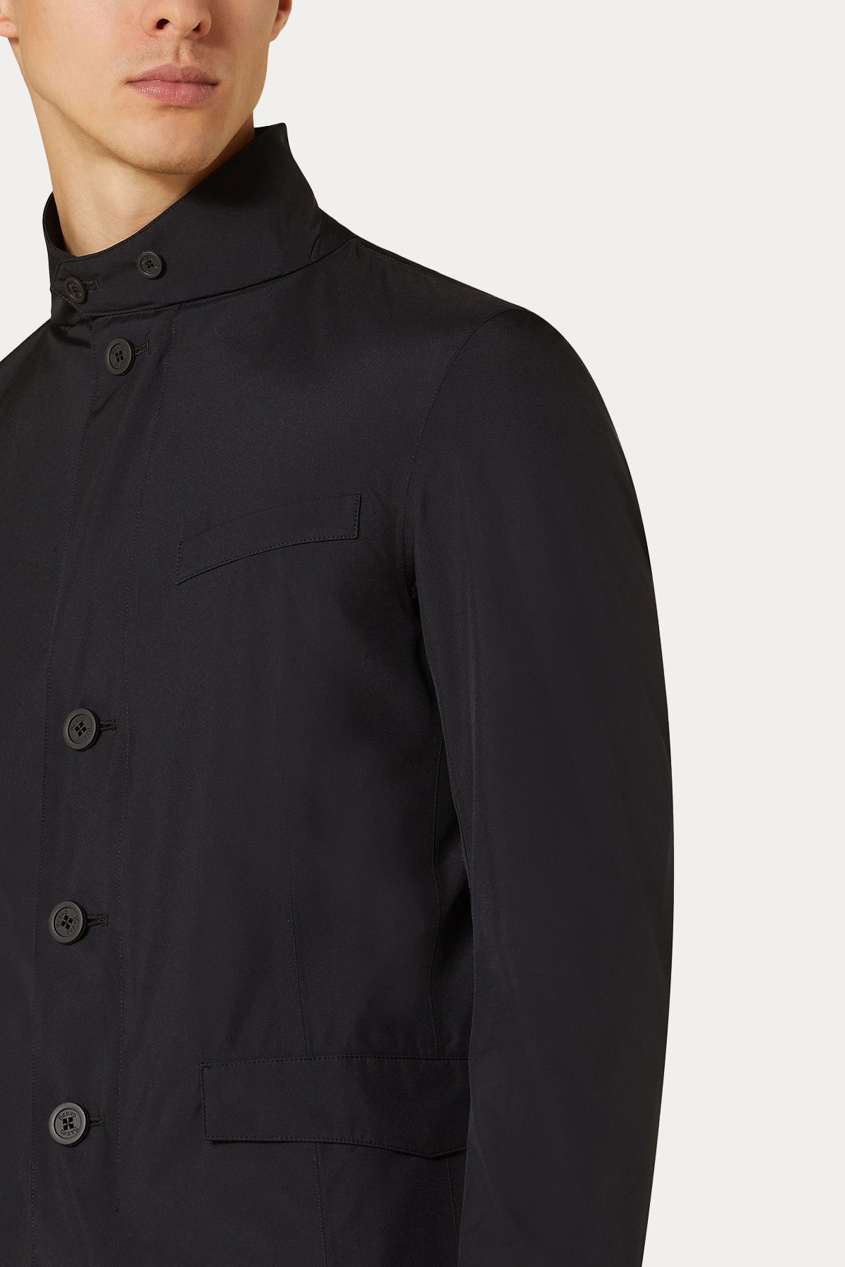 Herno Laminar Dik Yaka Ceket