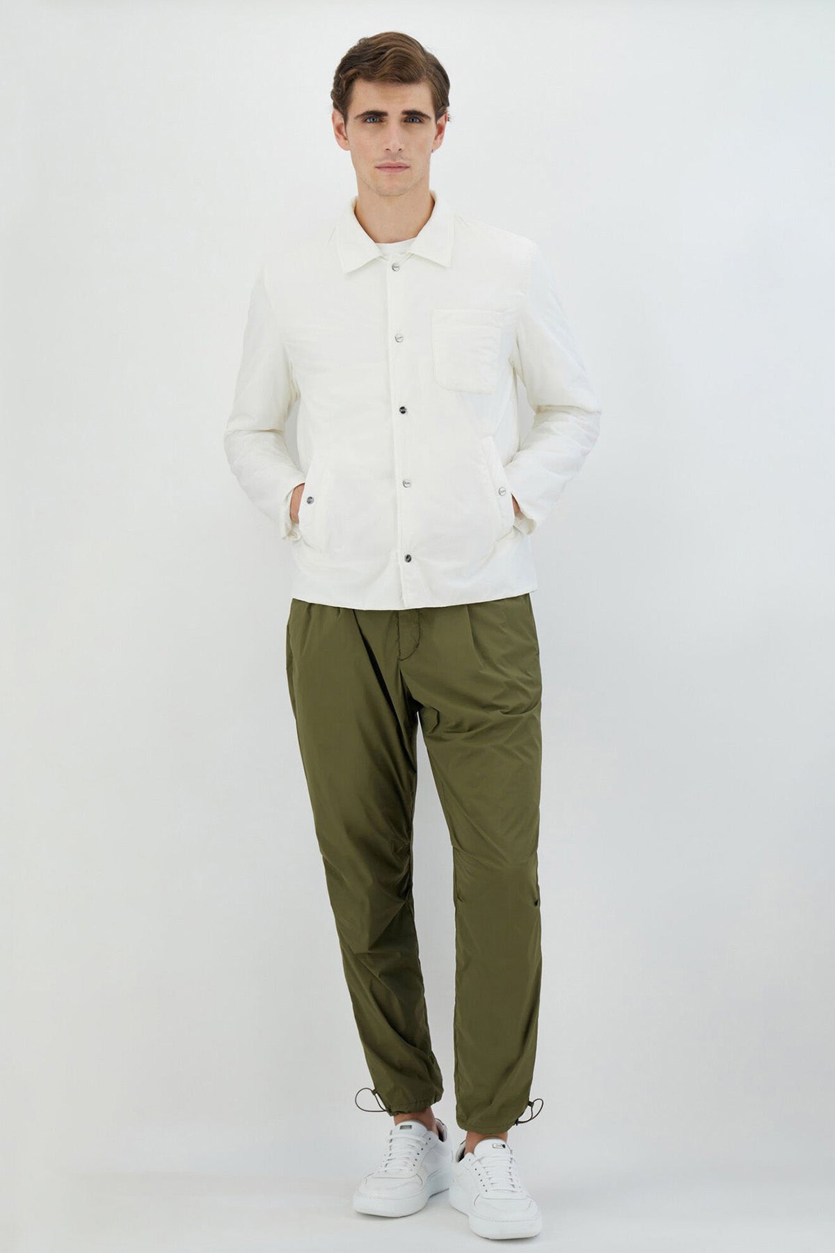 Herno Relaxed Fit Cep Detaylı Gömlek Ceket