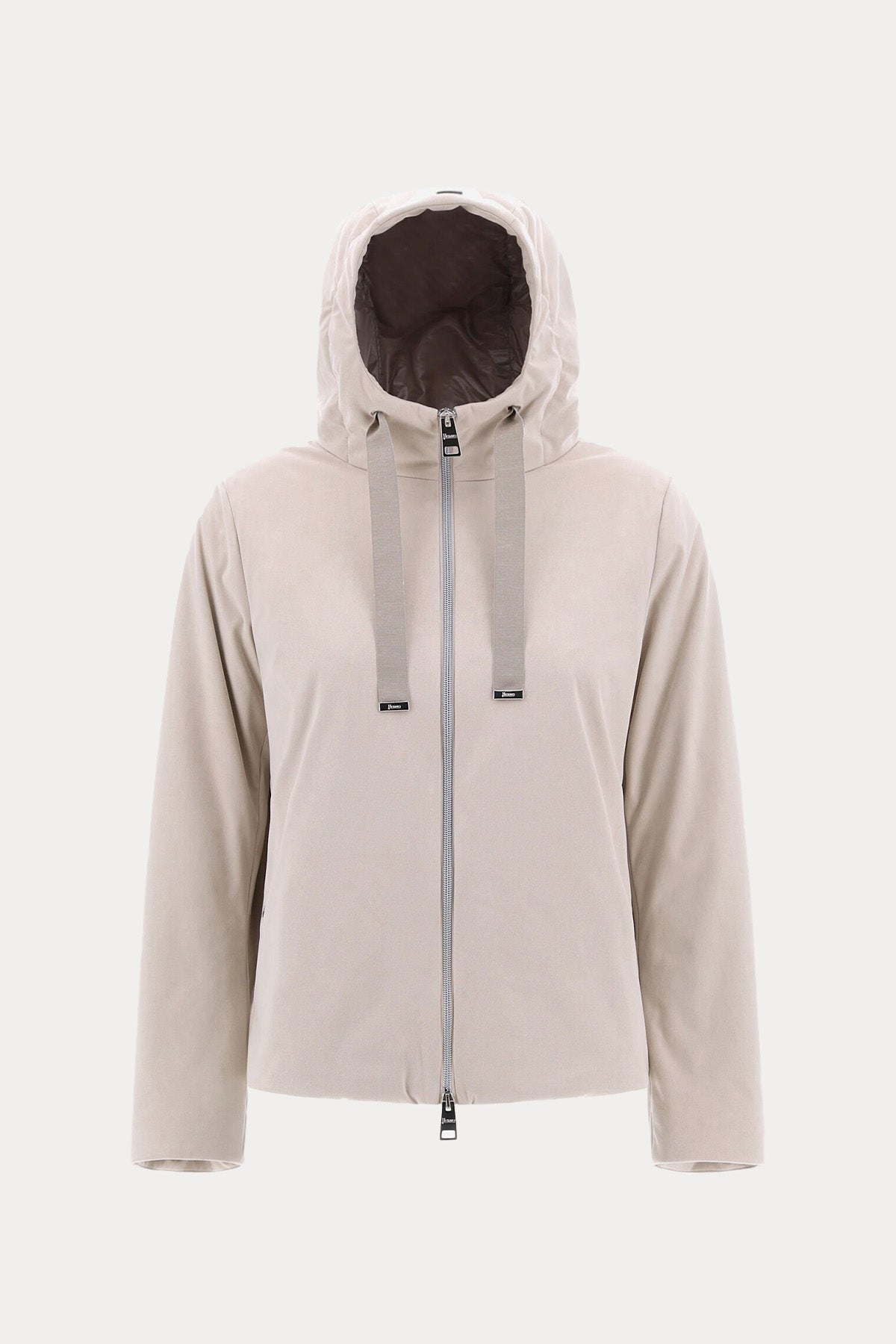 Herno Yumuşak Kumaş Kapüşonlu Ceket