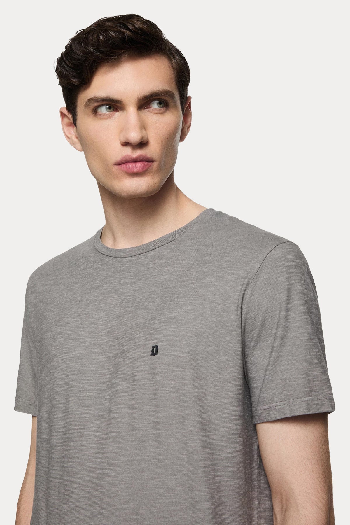 Dondup Regular Fit Yuvarlak Yaka Logolu T-shirt-T-shirt-Libas