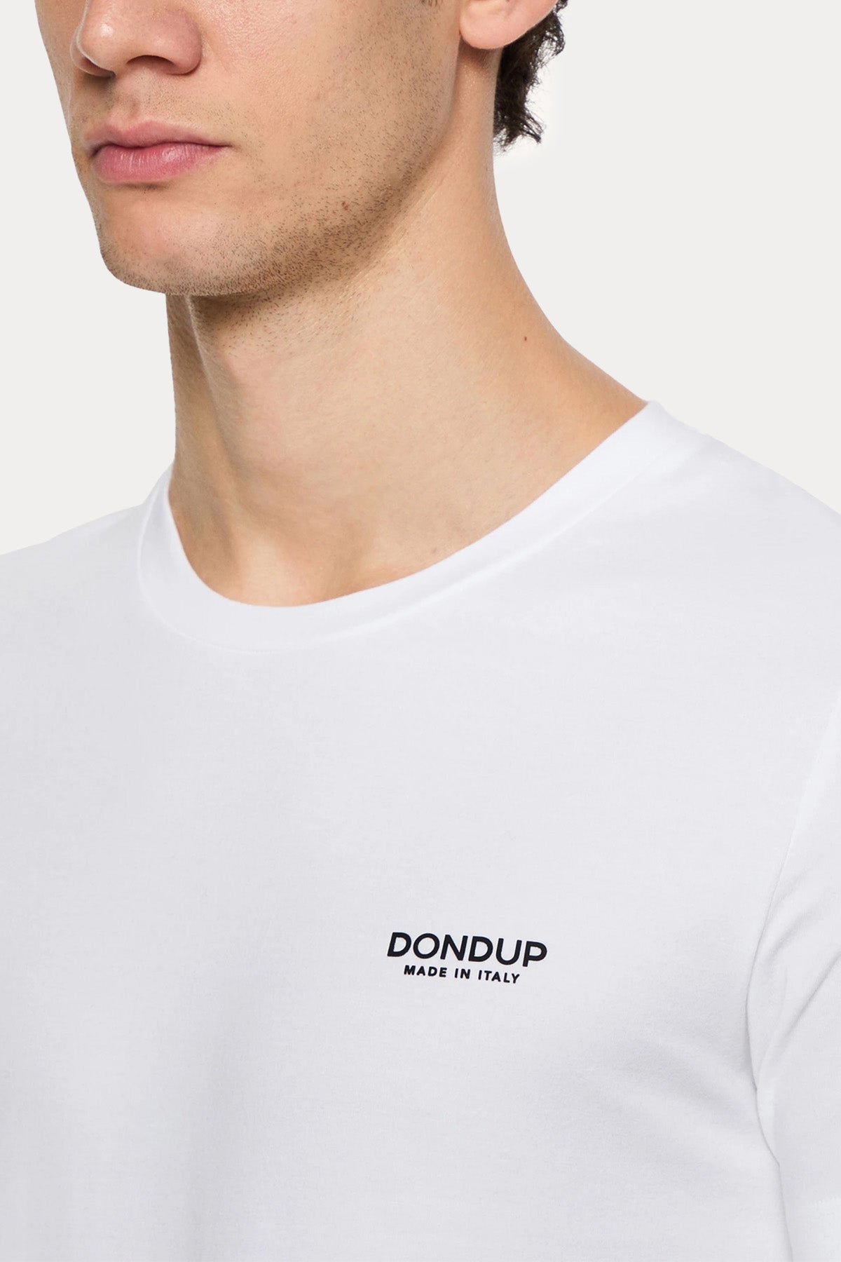 Dondup Regular Fit Yuvarlak Yaka Logolu T-shirt-T-shirt-Libas