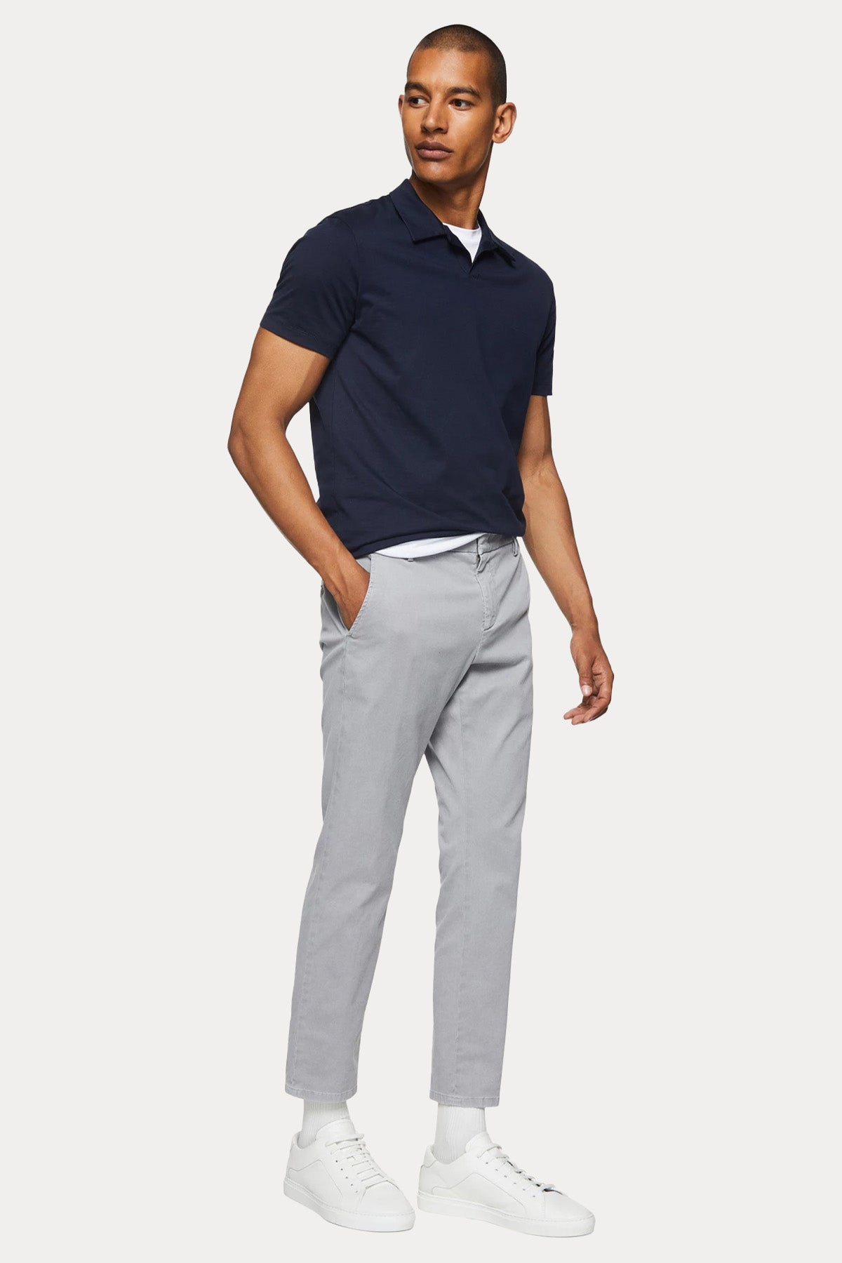 Dondup Slim Fit Yandan Cepli Pantolon-Pantolon-Libas