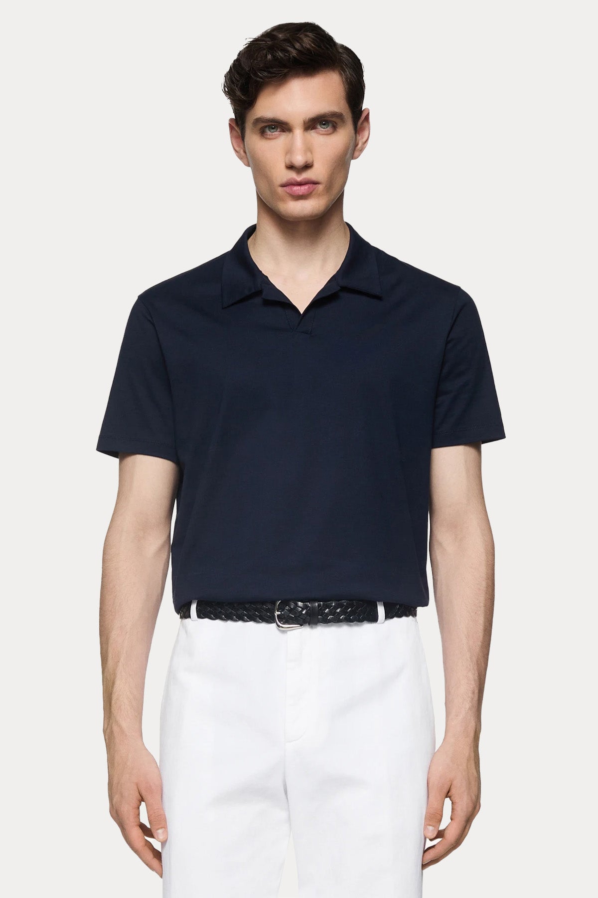 Dondup Logolu Polo Yaka T-shirt-T-shirt-Libas