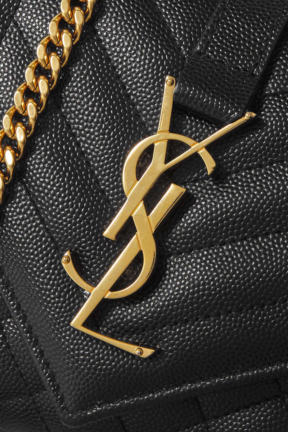 Saint Laurent Logolu Deri Small Omuz Çantası