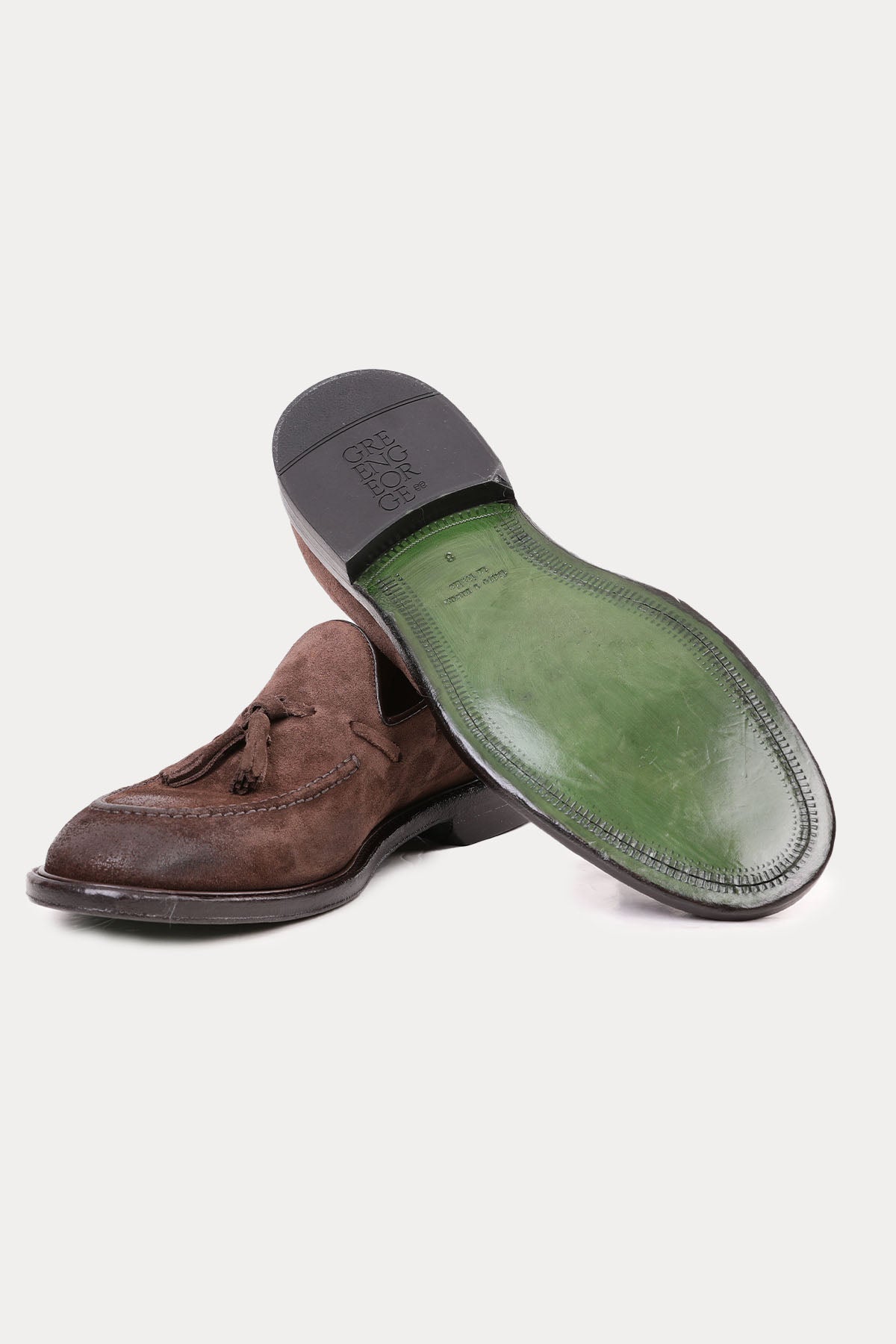 Green George Süet Püsküllü Loafer Ayakkabı