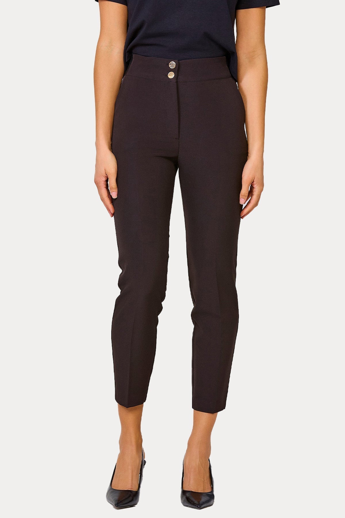 Lynne Yüksek Bel Yandan Cepli Pantolon