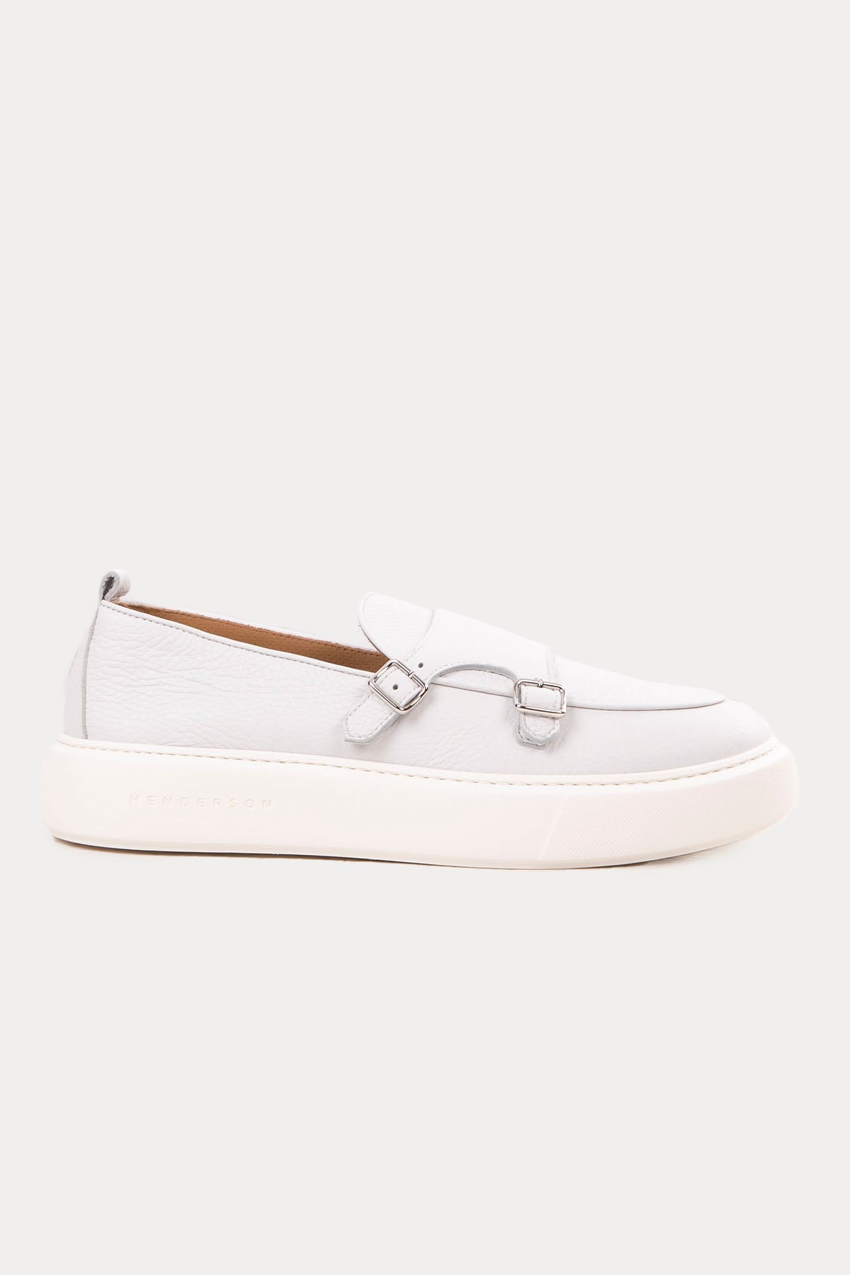 Henderson Tim Çift Tokalı Extralight Deri Monk Loafer Ayakkabı