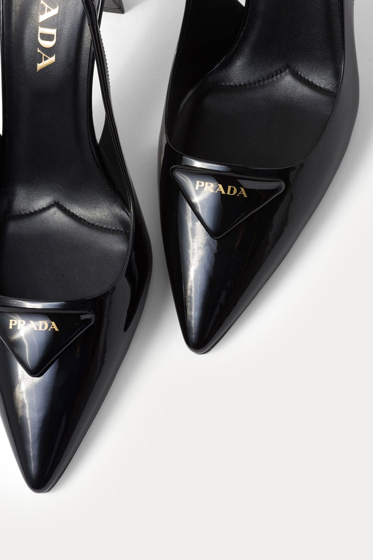 Prada Deri Stiletto Ayakkabı-Ayakkabı-Libas