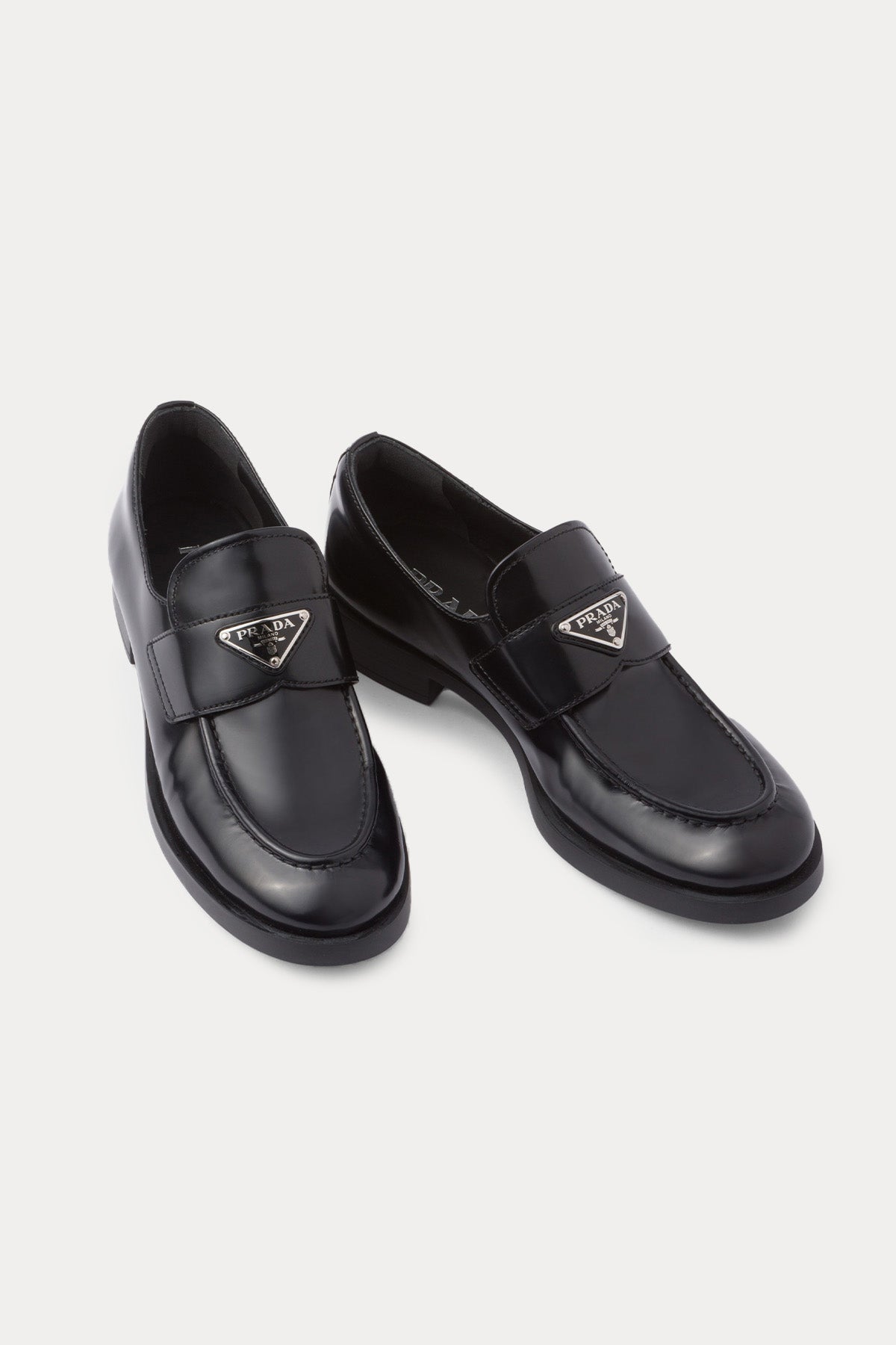Prada Deri Loafer Ayakkabı-Ayakkabı-Libas