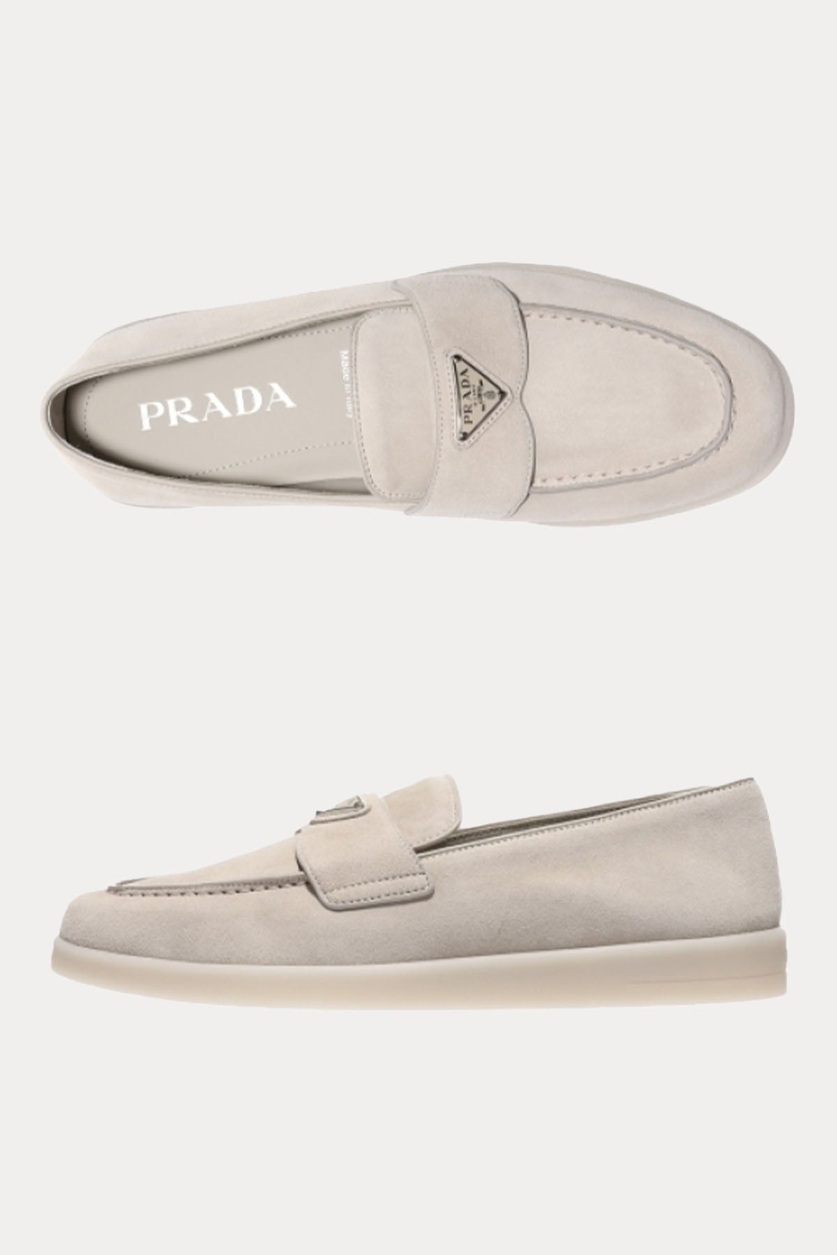 Prada Süet Loafer Ayakkabı