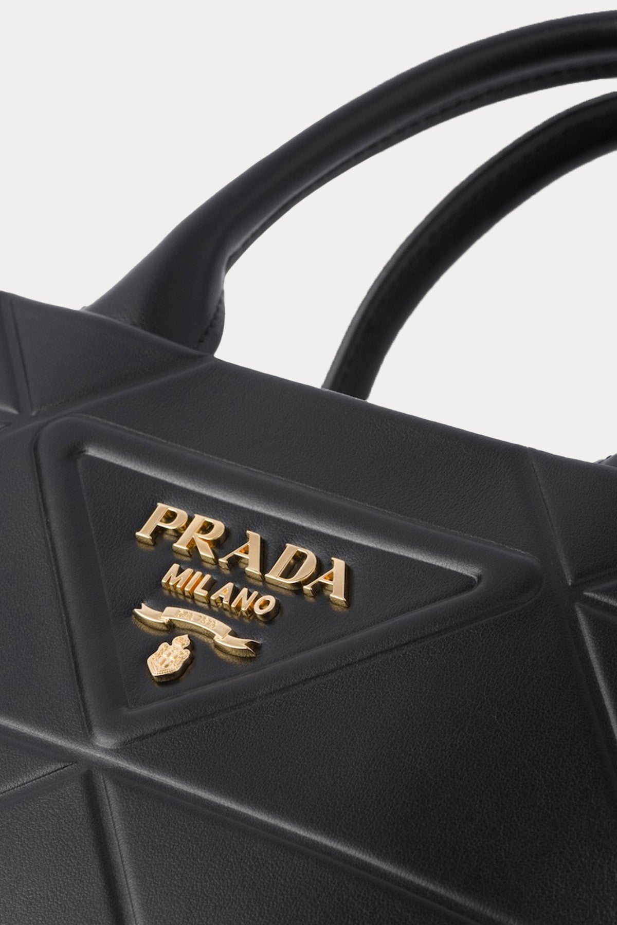 Prada Logolu Deri Çanta-Çanta-Libas
